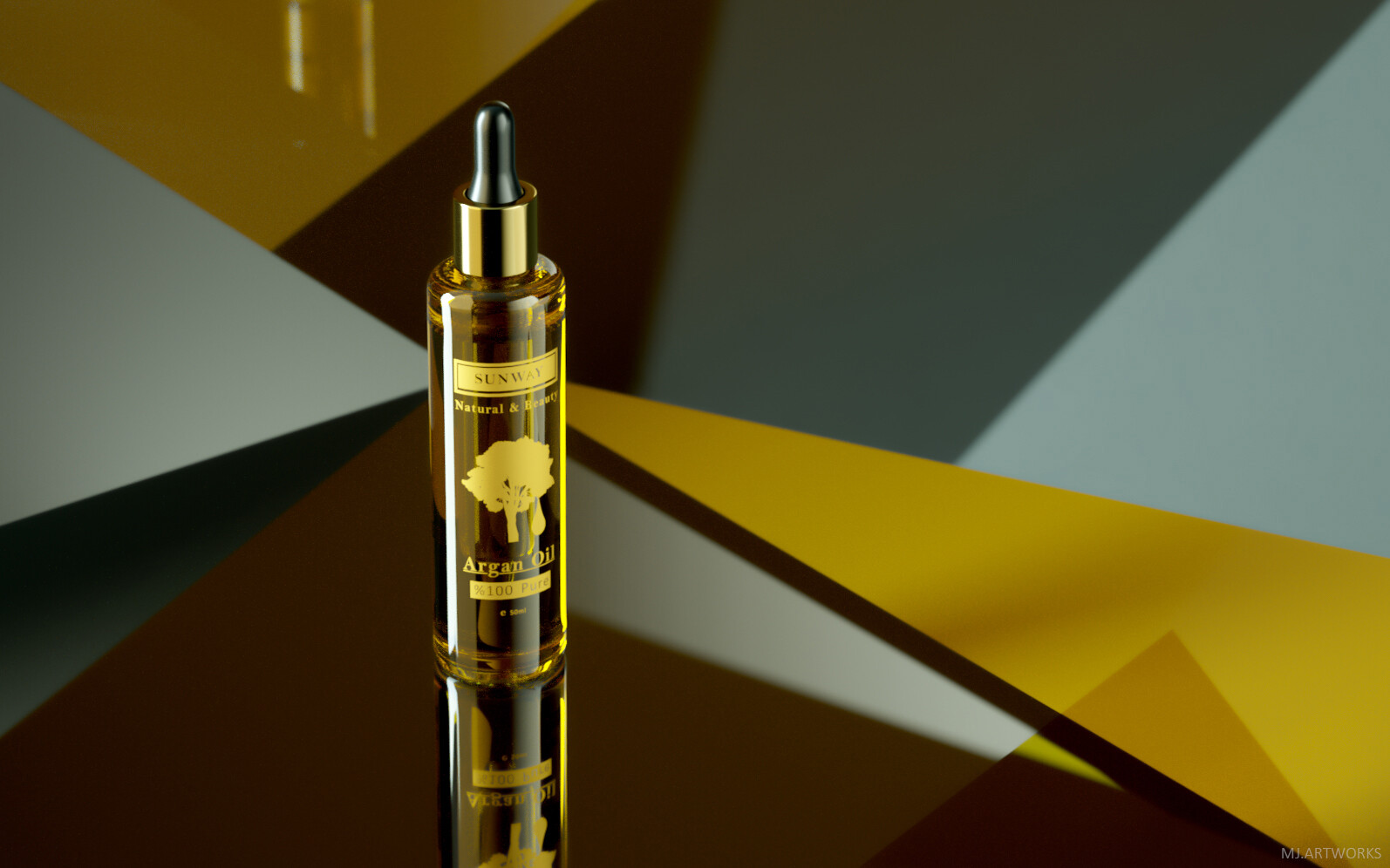 Argan oil CGI Phootography shot01 - تصویر 11580