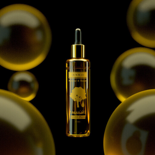 Argan oil 3d product CGI photography shot02