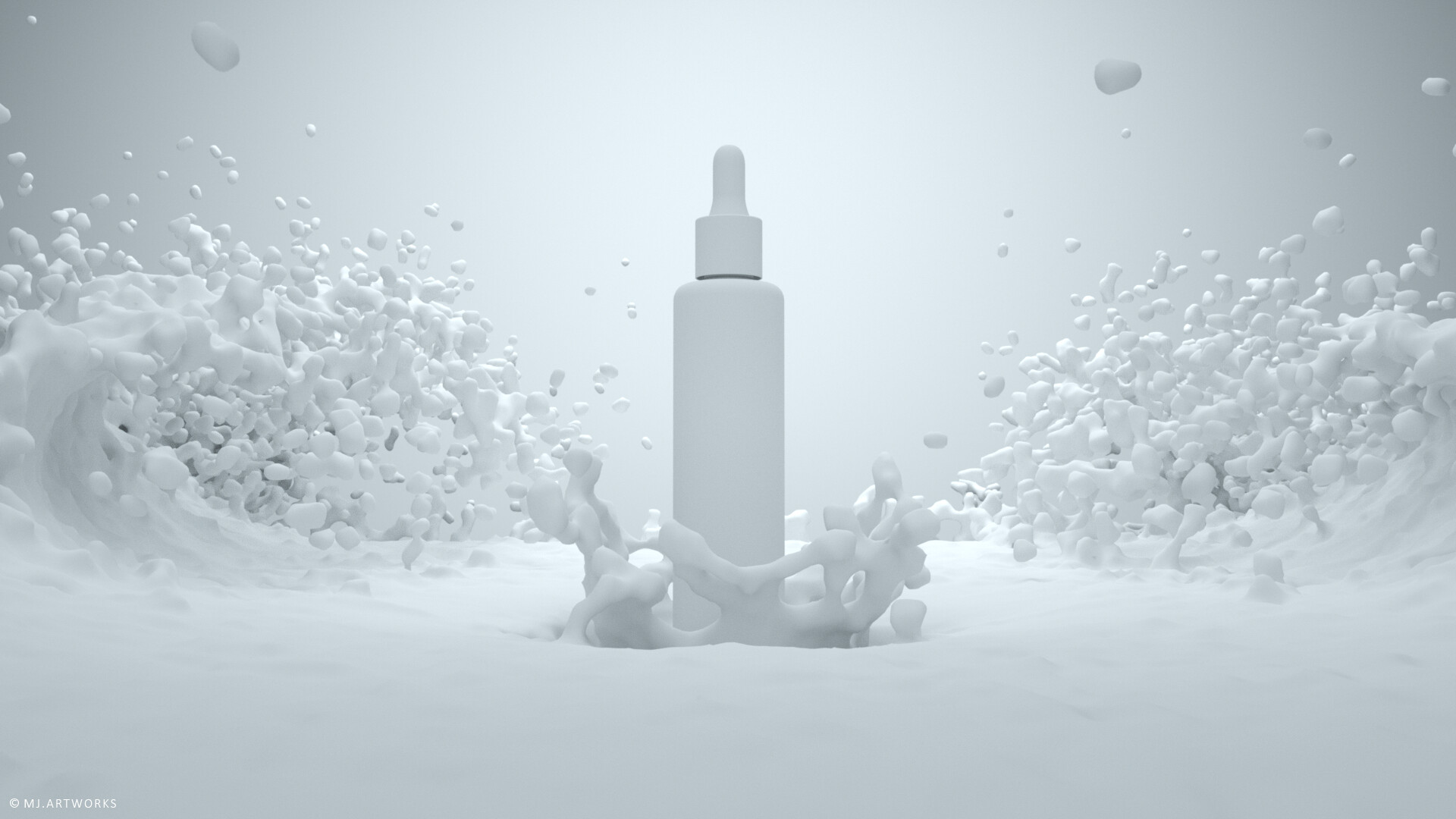 Argan oil 3d product CGI photography shot03 - تصویر 11585