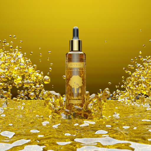 Argan oil 3d product CGI photography shot03