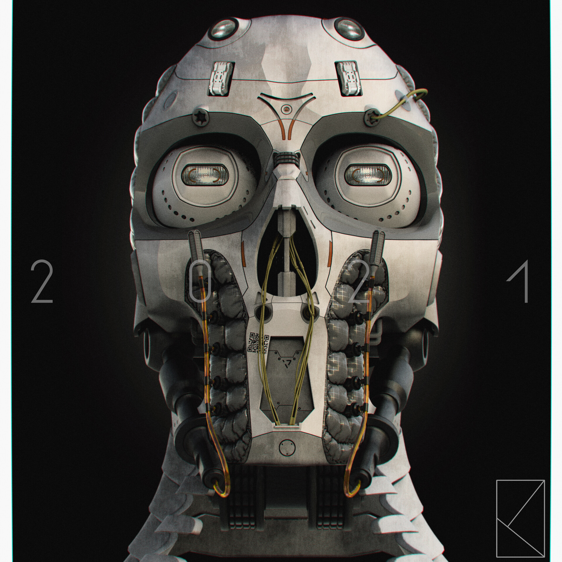 Hard surface Skull Design - تصویر 11593