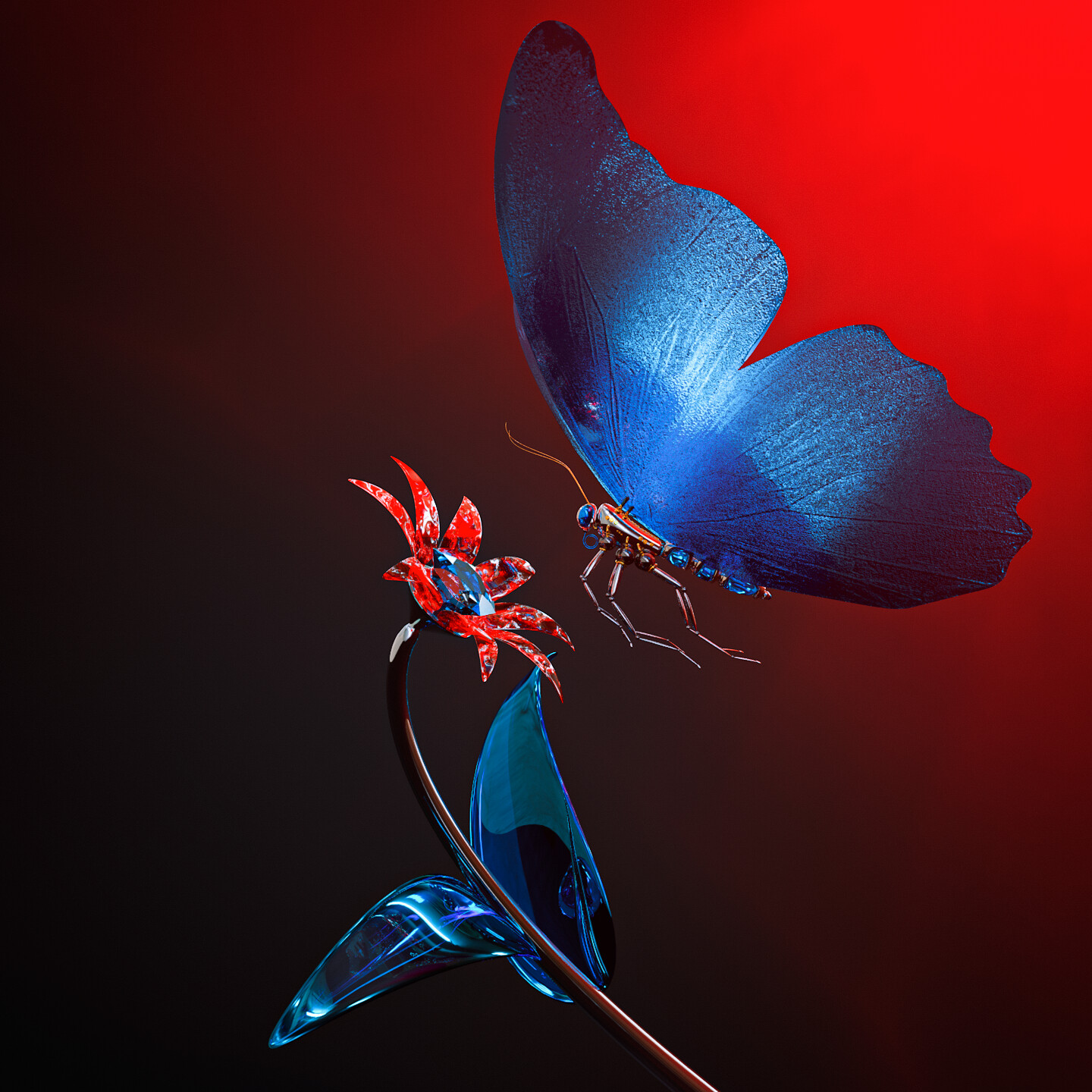 Blue butterfly - تصویر 11634