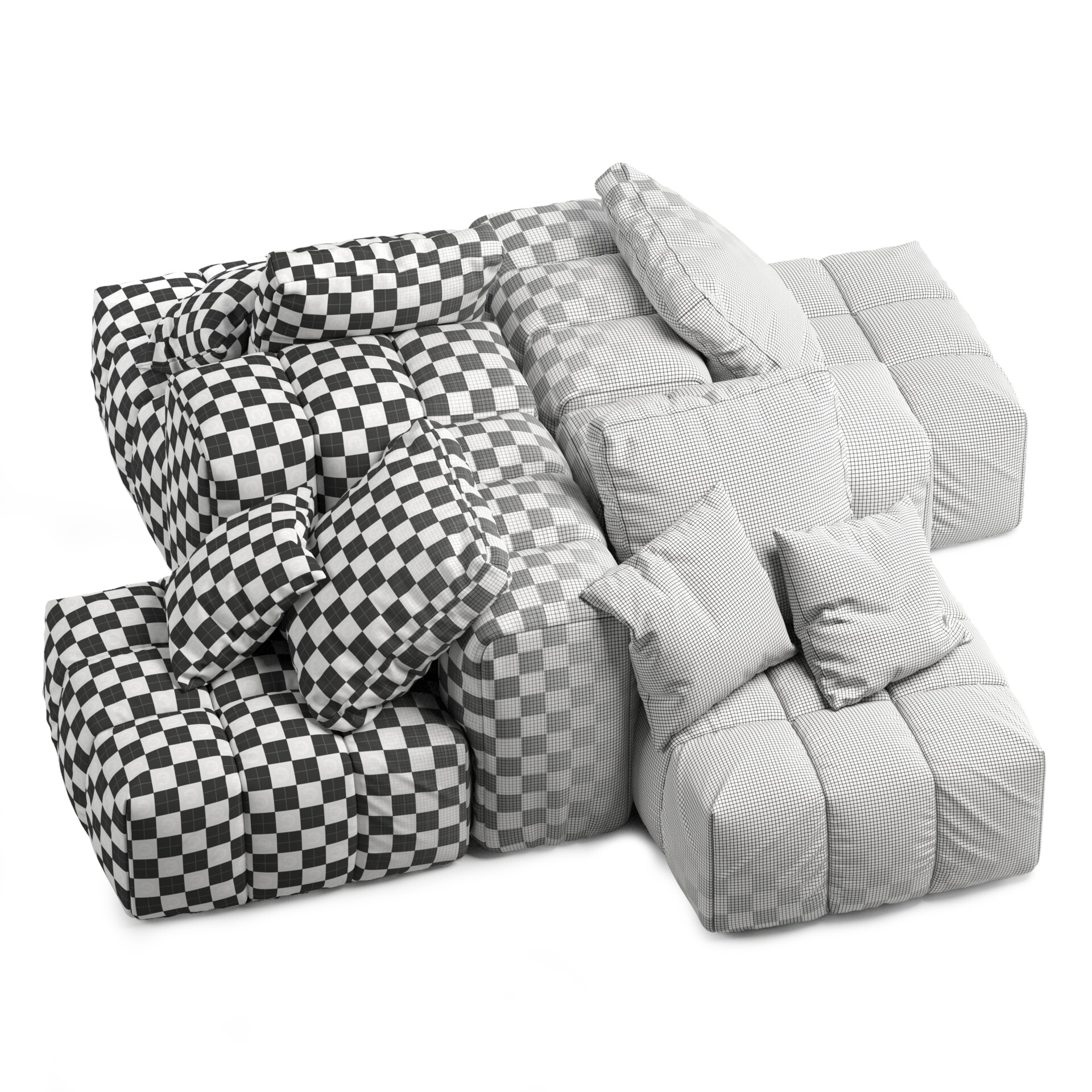 Arflex modular fabric sofa - تصویر 11828