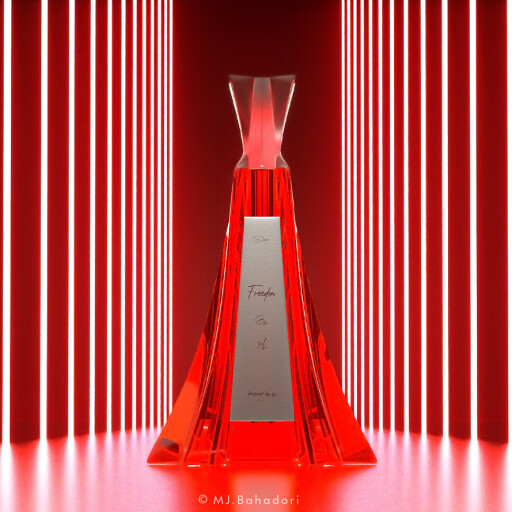 AZADI Perfume Bottle design