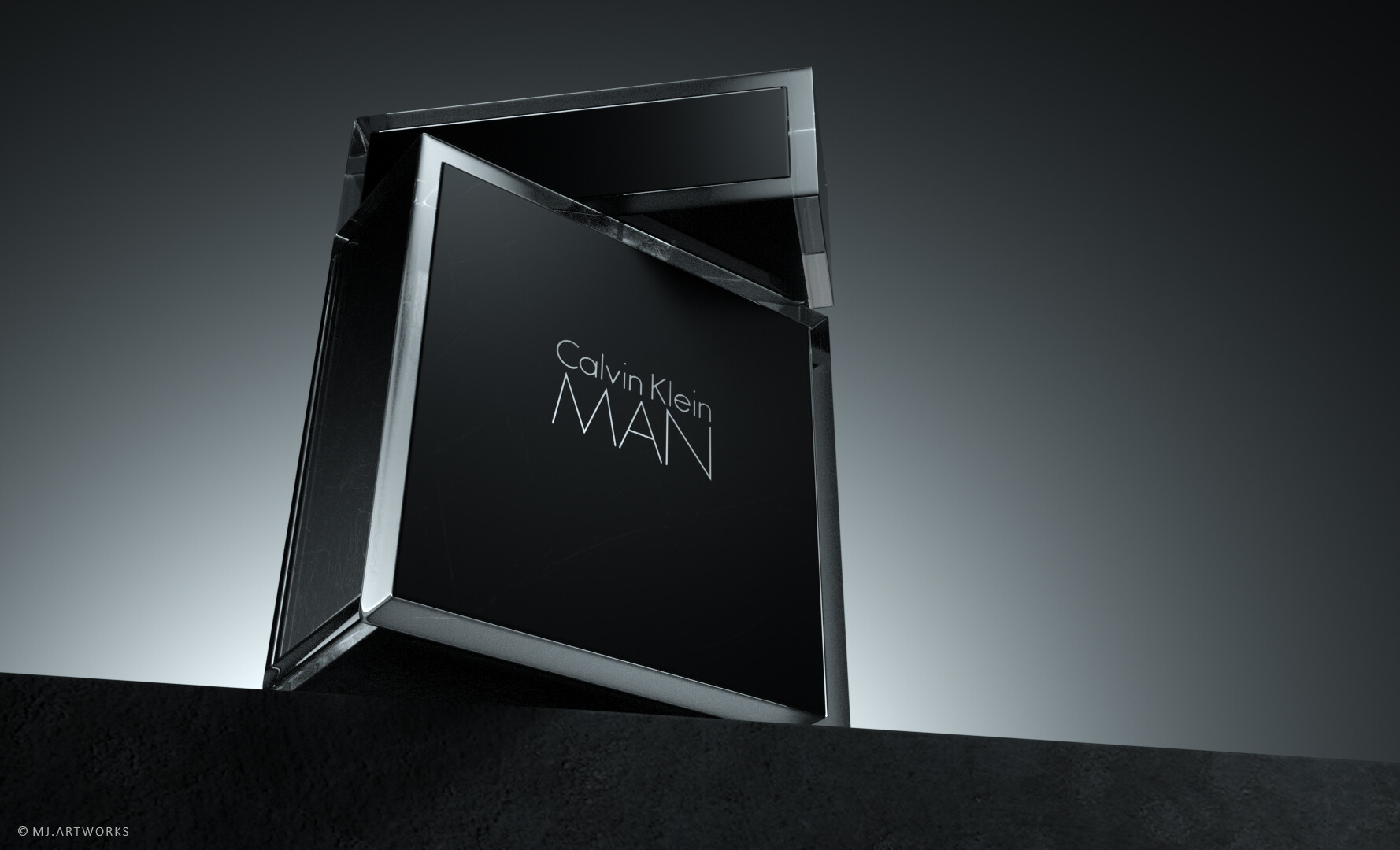 #01 CK MEN 3D Perfume I CGI Photography - تصویر 11898