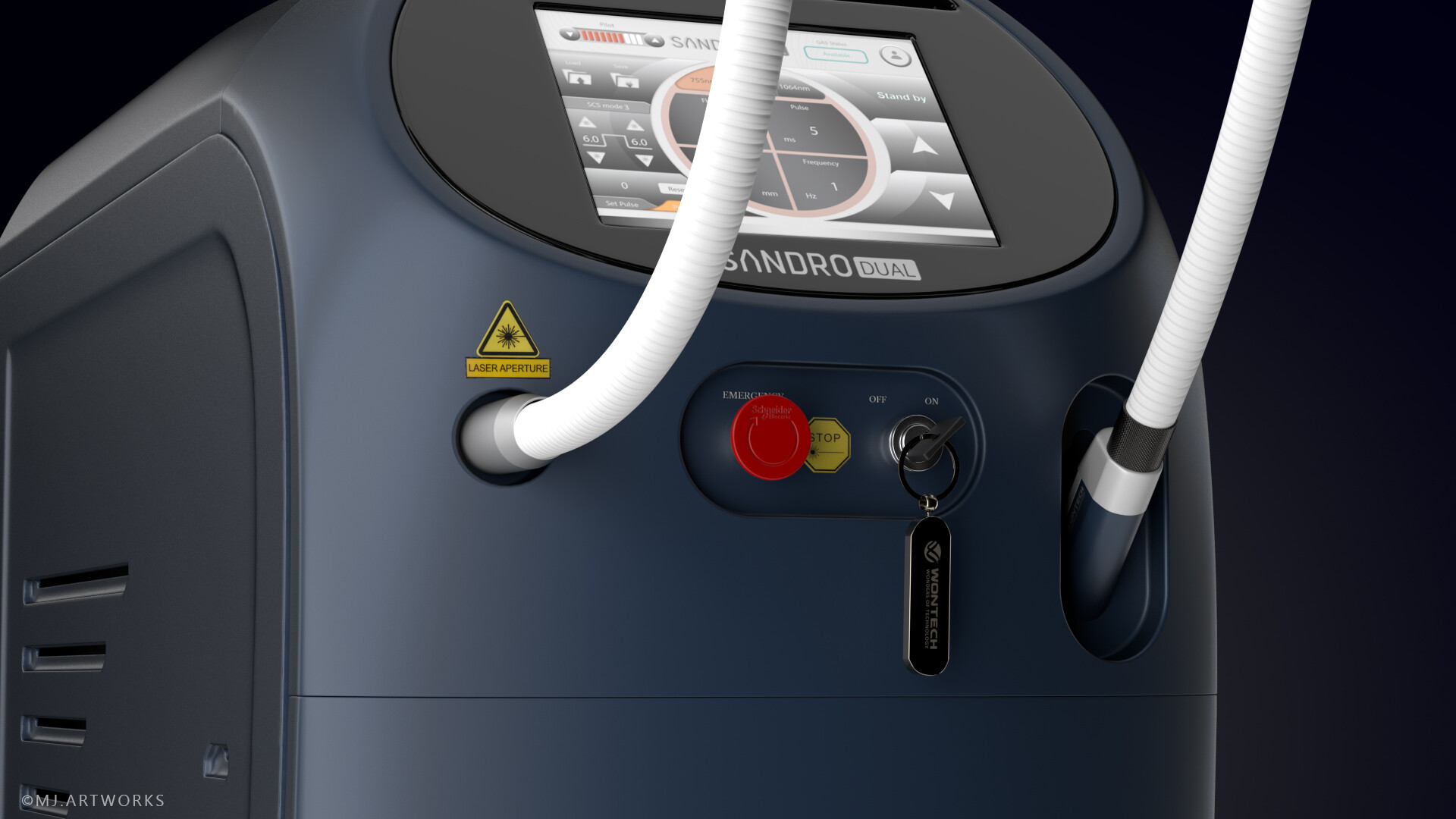 انیمیشن معرفی محصول لیزر از شرکت wontech - تصویر 11940