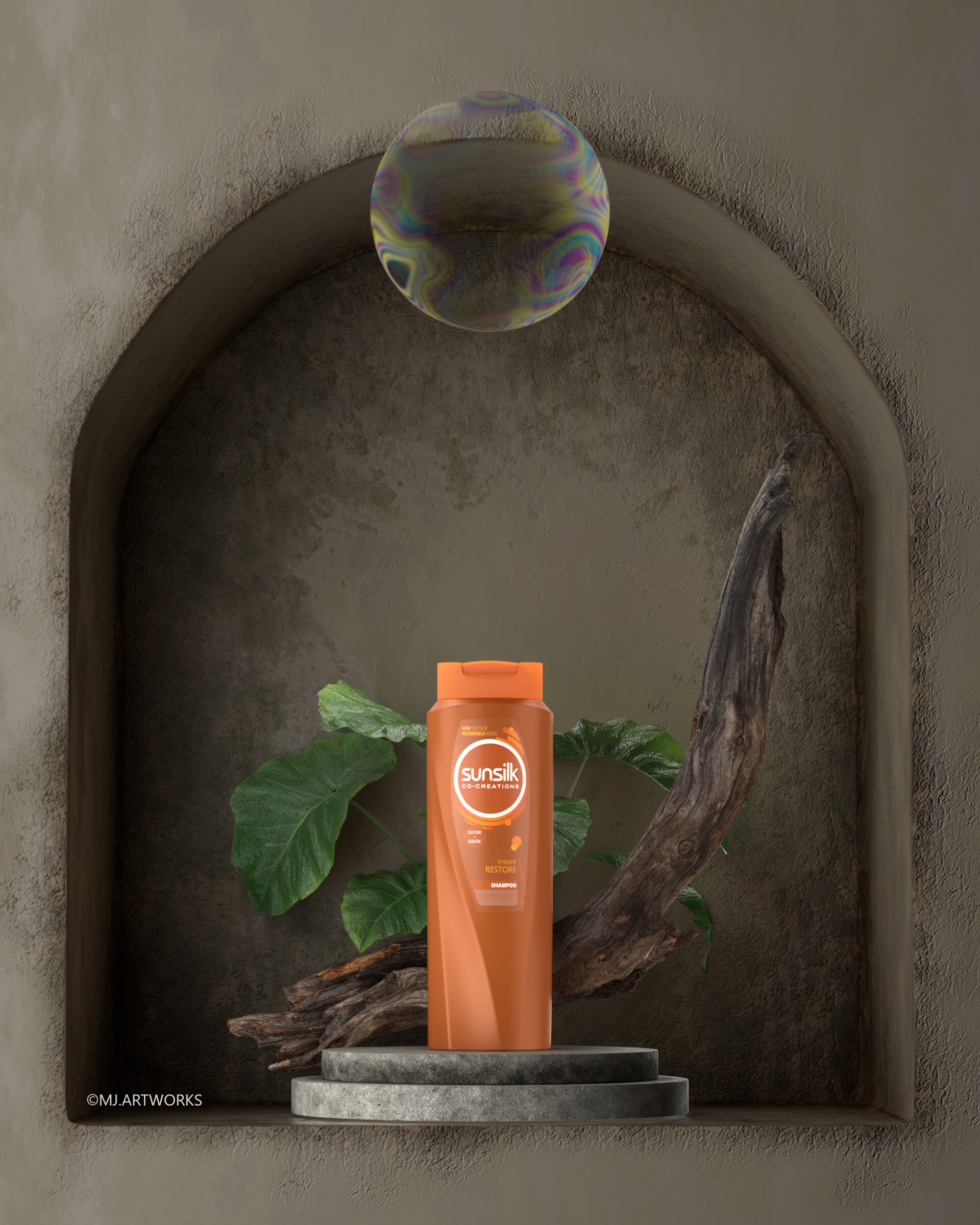 Sunsilk Hair shampoo CGI Photography shot#03 - تصویر 11967