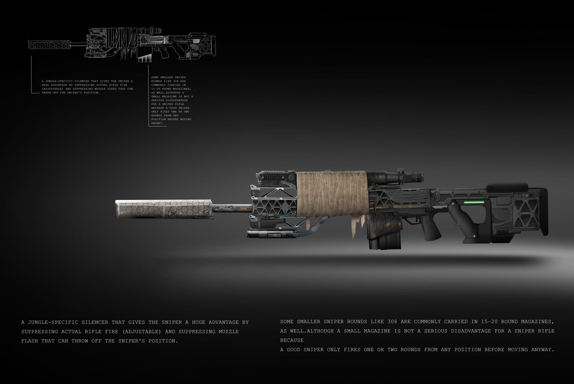 Modern sniper rifle - تصویر 12226