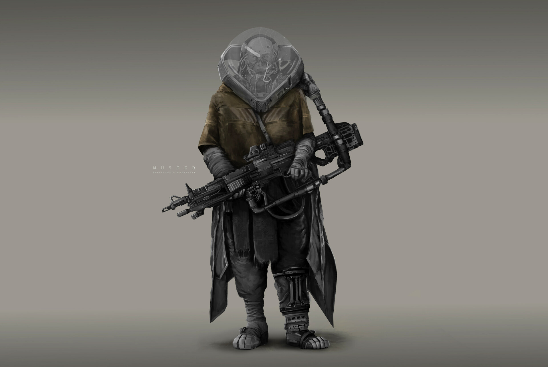 post-apocalyptic character concept sketch - تصویر 12242