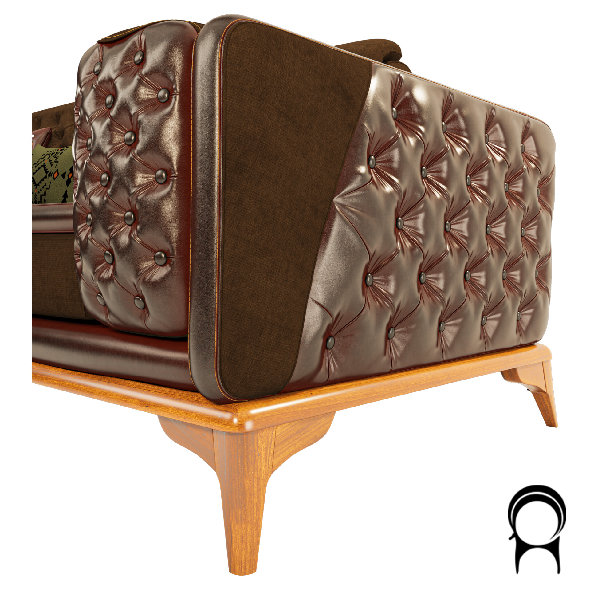 Lotus Vintage Sofa - تصویر 12302