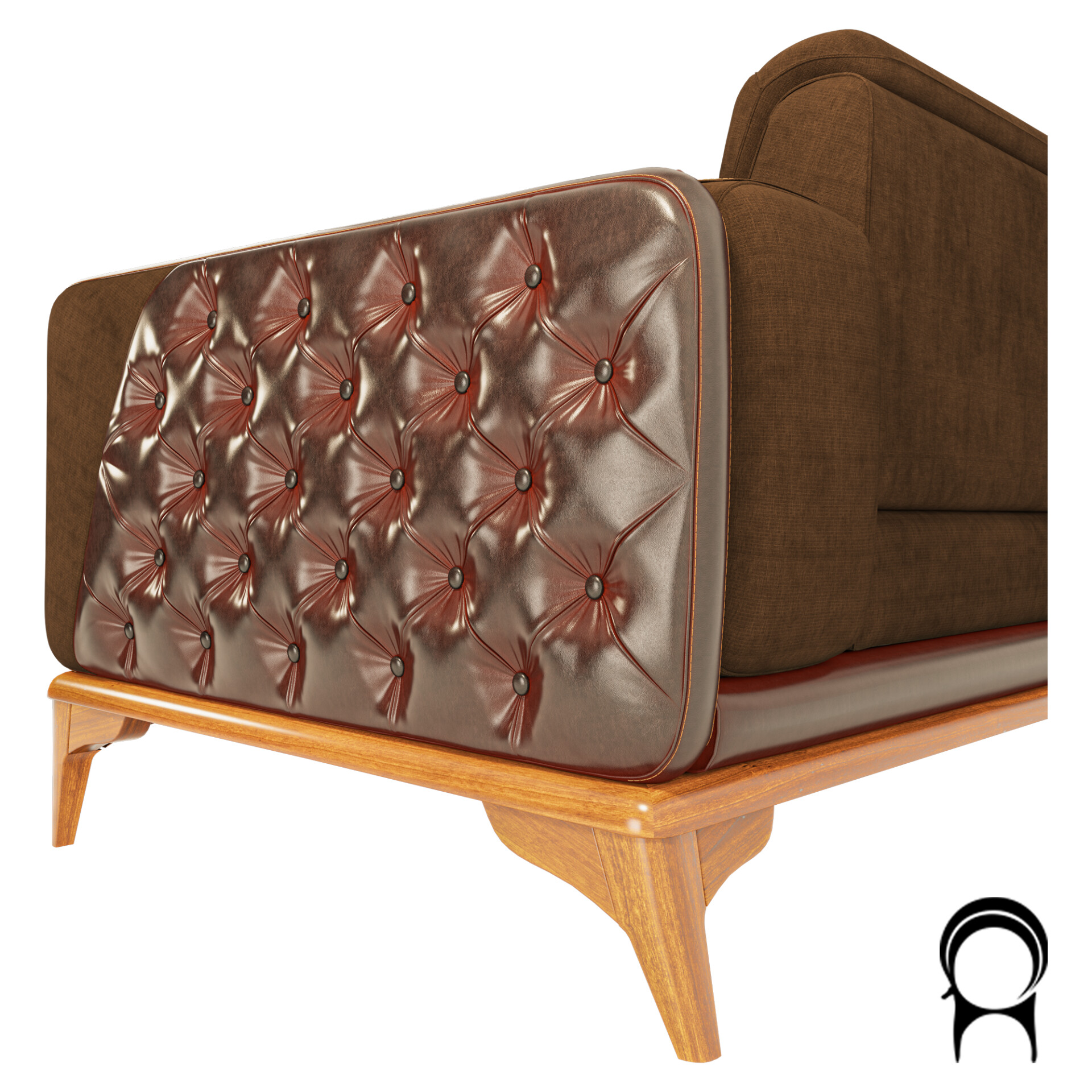 Lotus Vintage Sofa - تصویر 12303