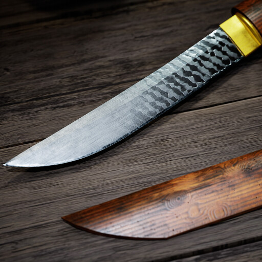 Wooden handle knife