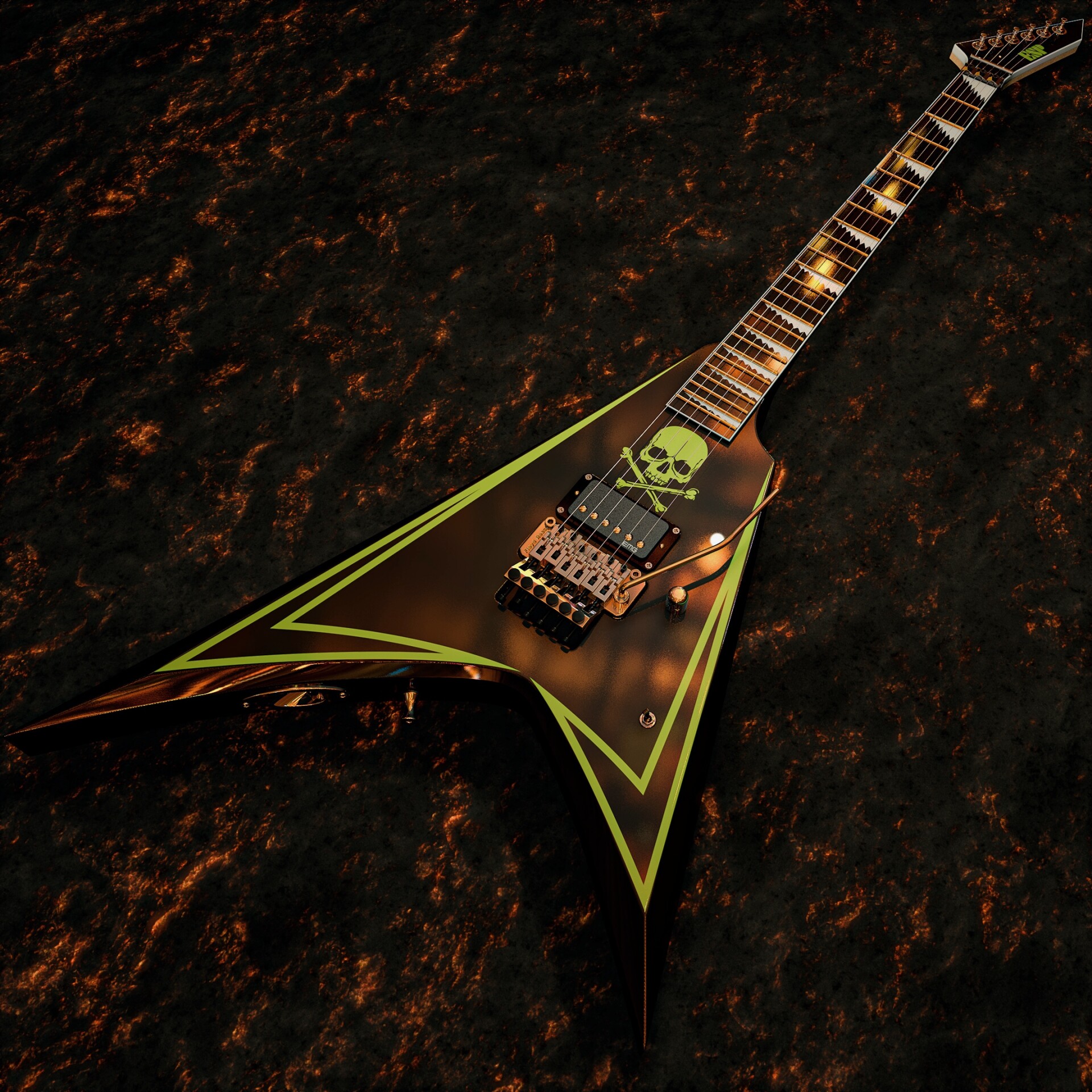 Alexi laiho guitar - تصویر 12461