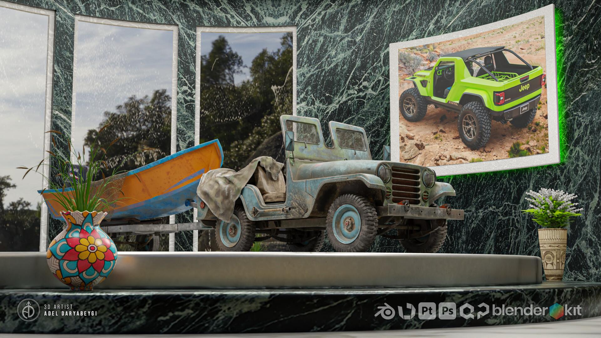 جیپ km410 مدل 1970 - تصویر 12470