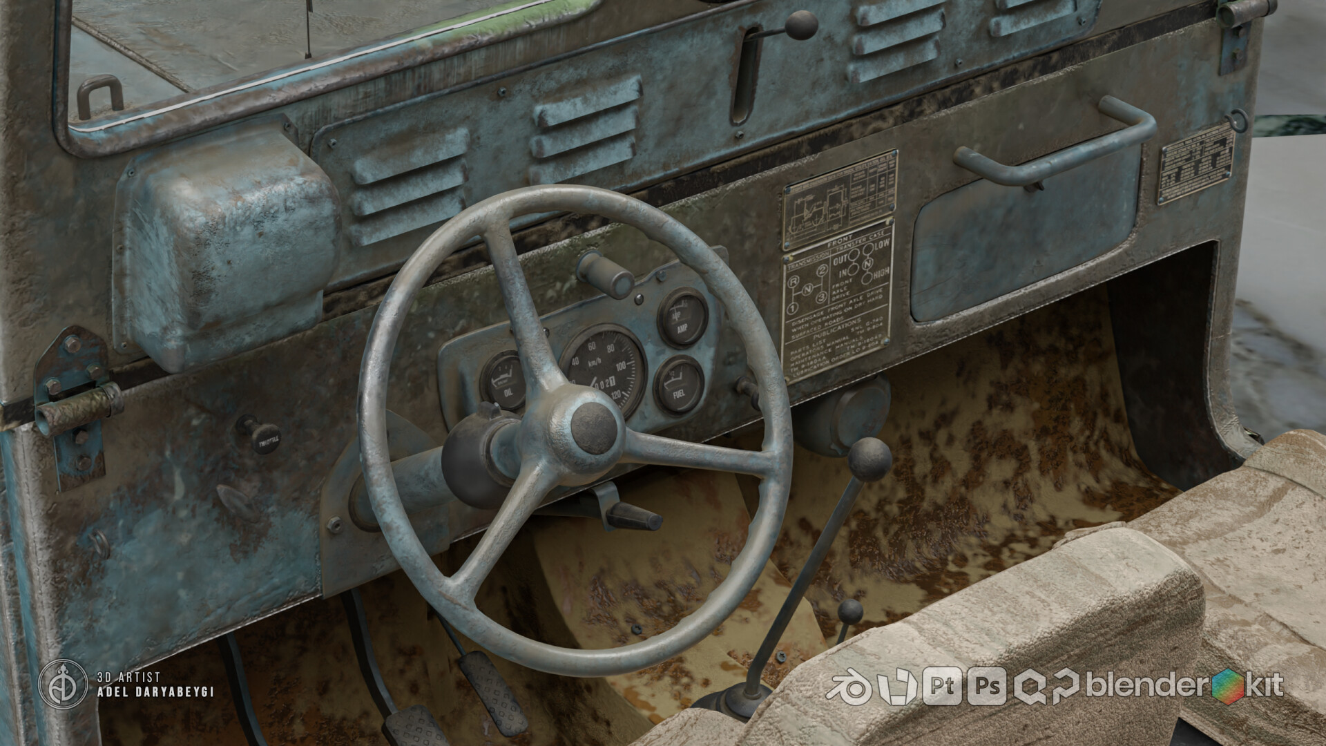 جیپ km410 مدل 1970 - تصویر 12476