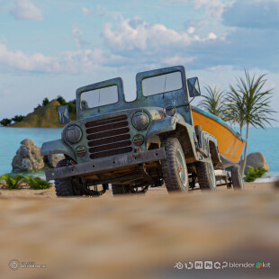 جیپ km410 مدل 1970