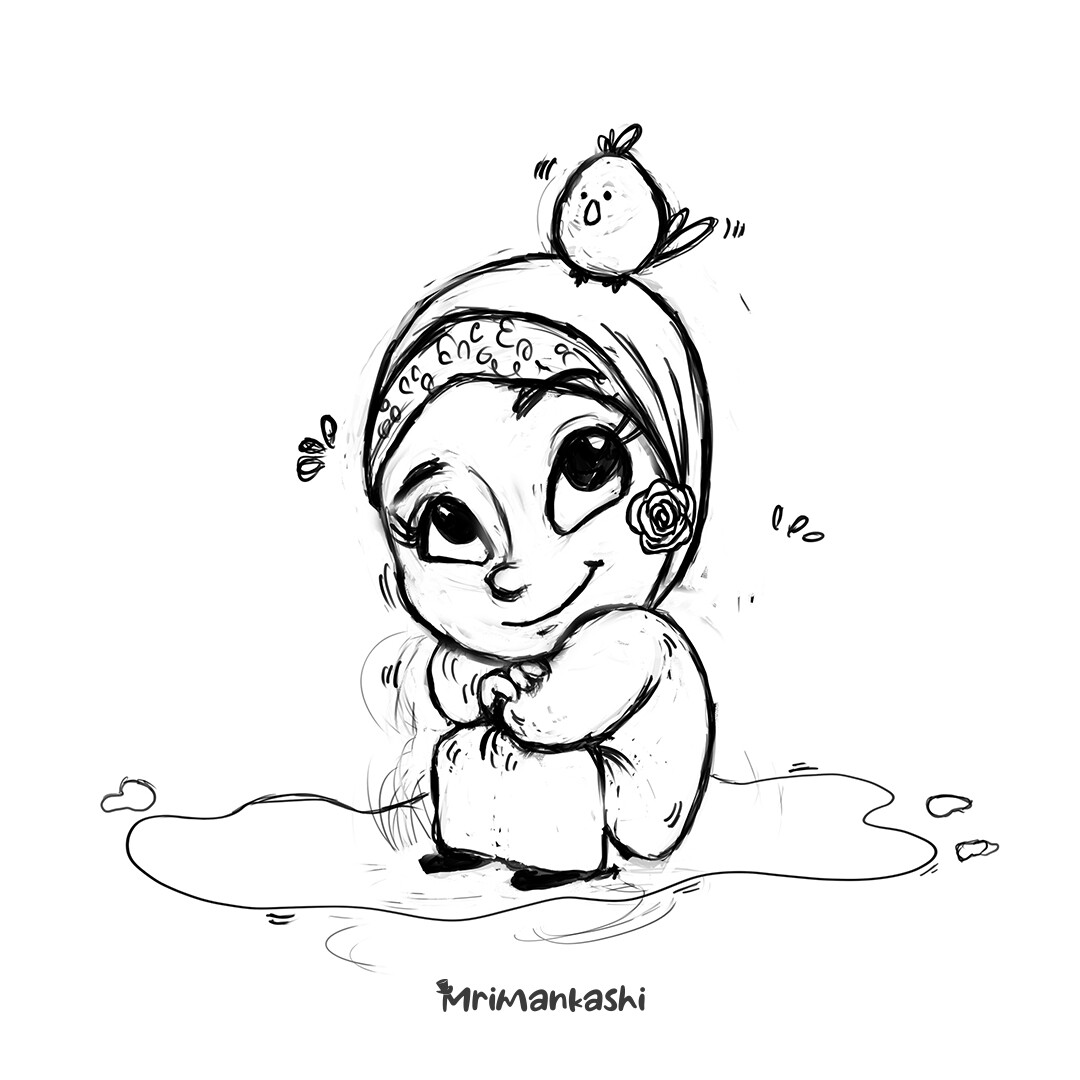 طراحی کاراکتر دختر - تصویر 12587