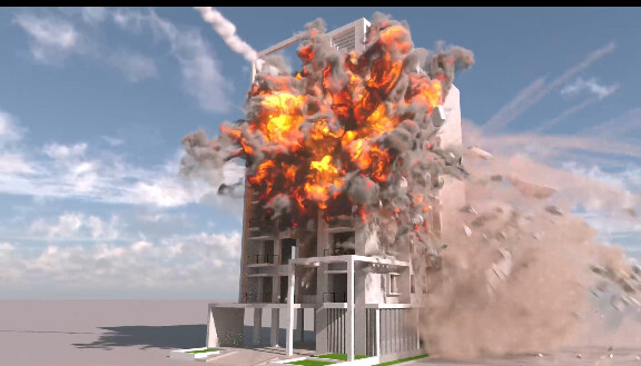 ساخت صحنه انفجار ساحتمان - تصویر 12846