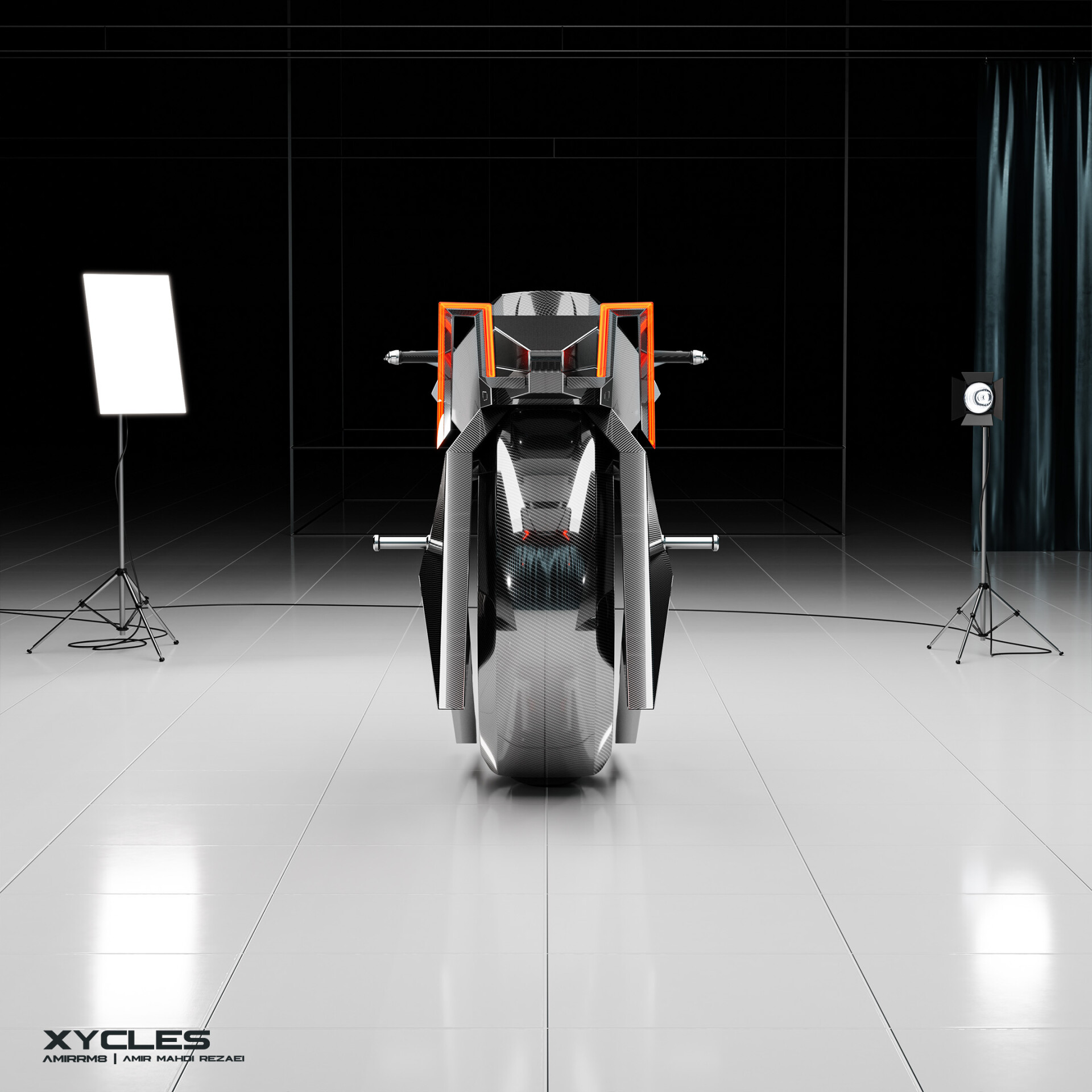 Introducing XYCLES : The Futuristic Single-Wheel Motorcycle Concept - تصویر 13080