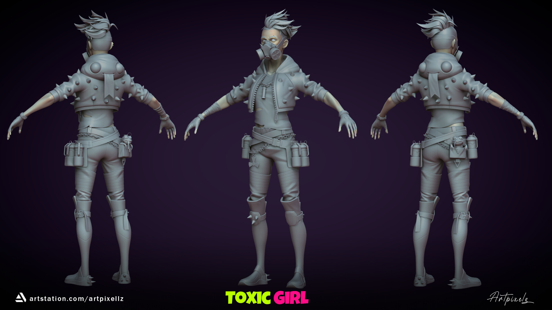 Toxic Girl (Game ready) - تصویر 13035
