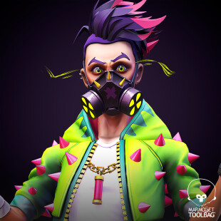 Toxic Girl (Game ready)