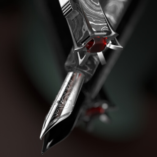 خودنویس دمشقی Damascus pen