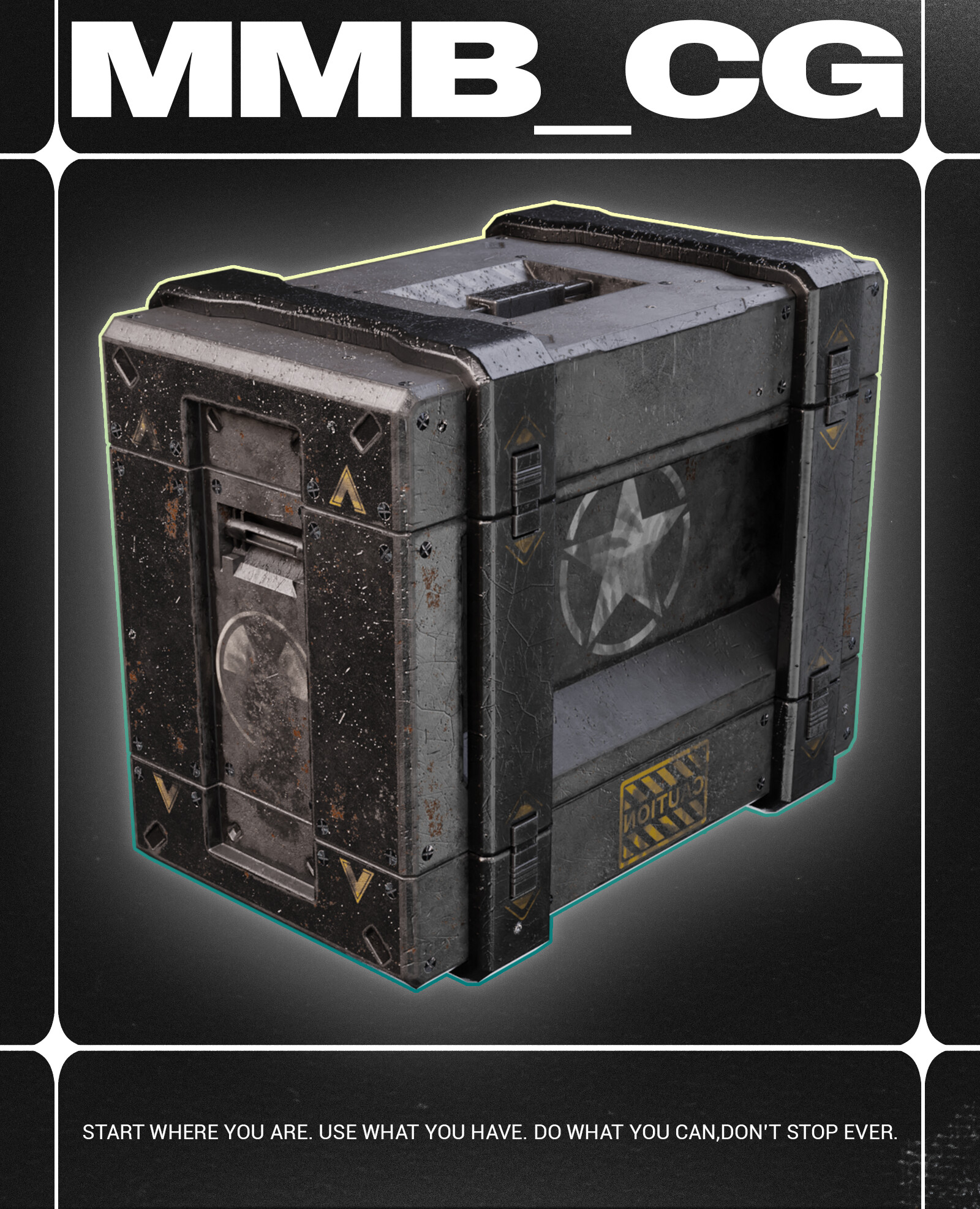 Low Poly Sci-fi Box 01 - تصویر 13109