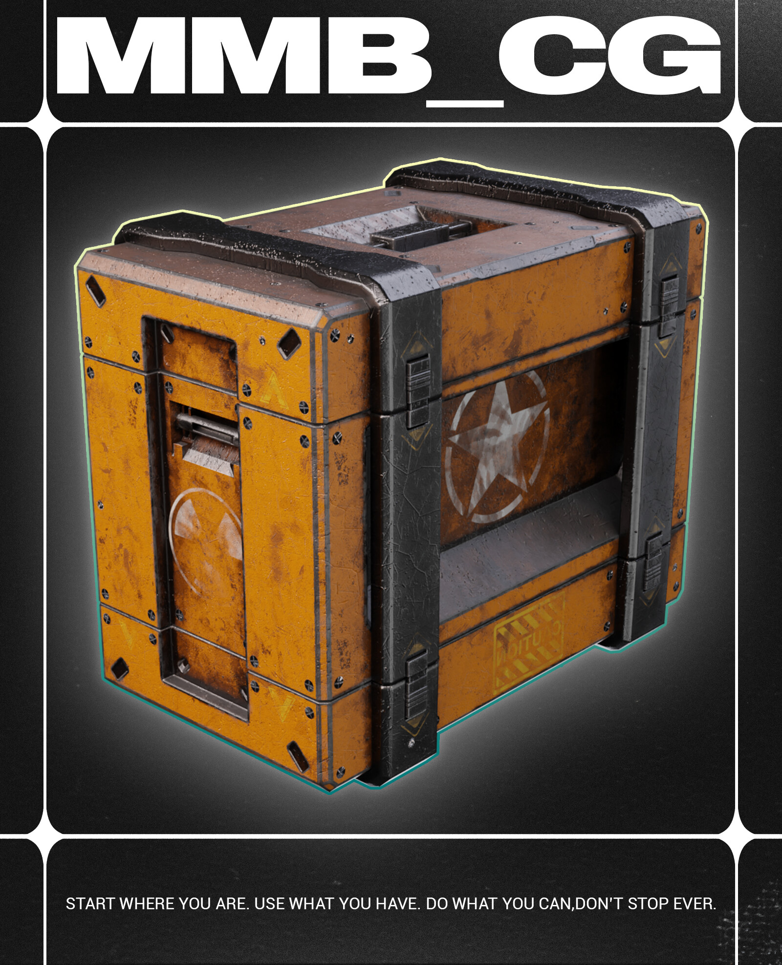 Low Poly Sci-fi Box 01 - تصویر 13110