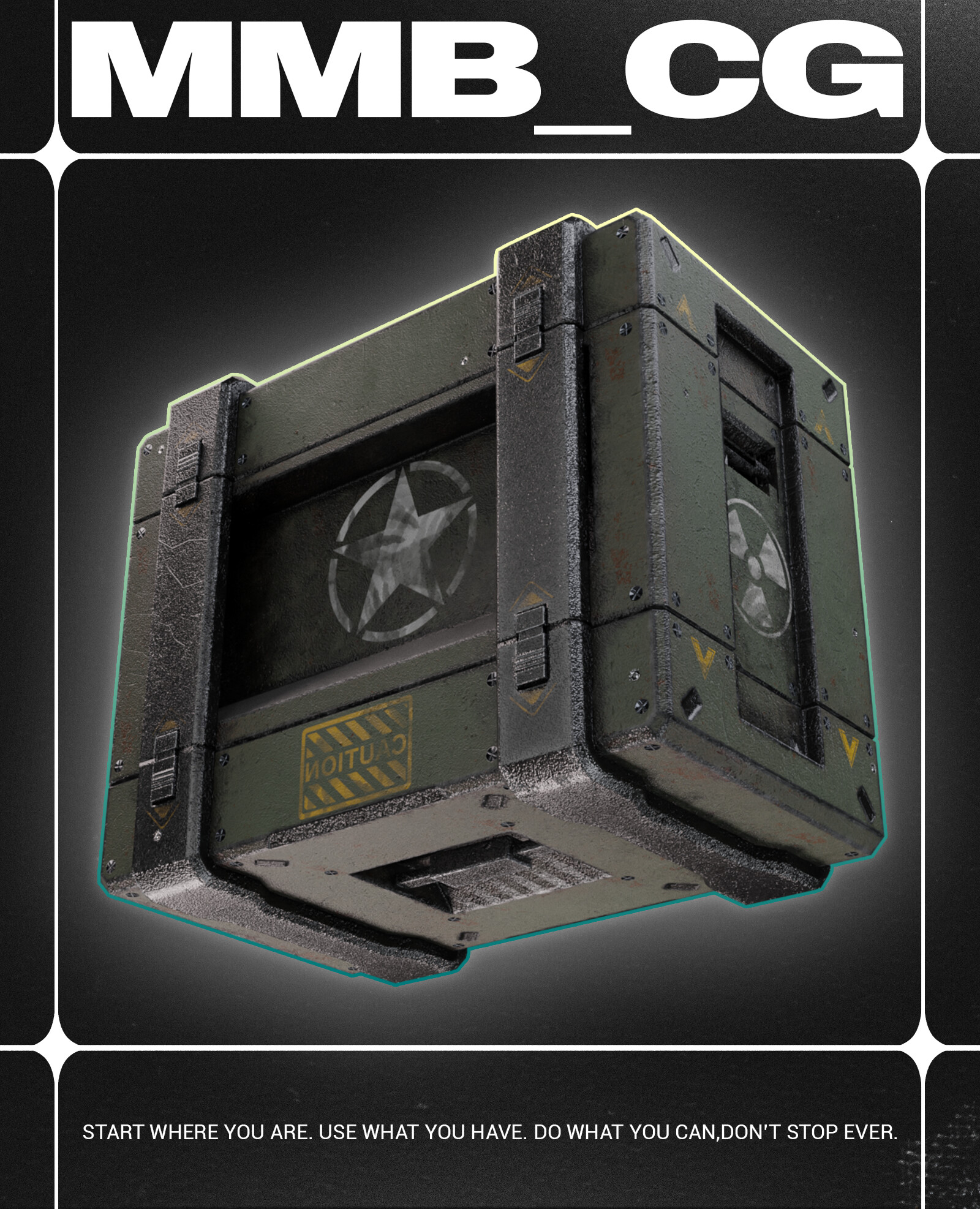 Low Poly Sci-fi Box 01 - تصویر 13112