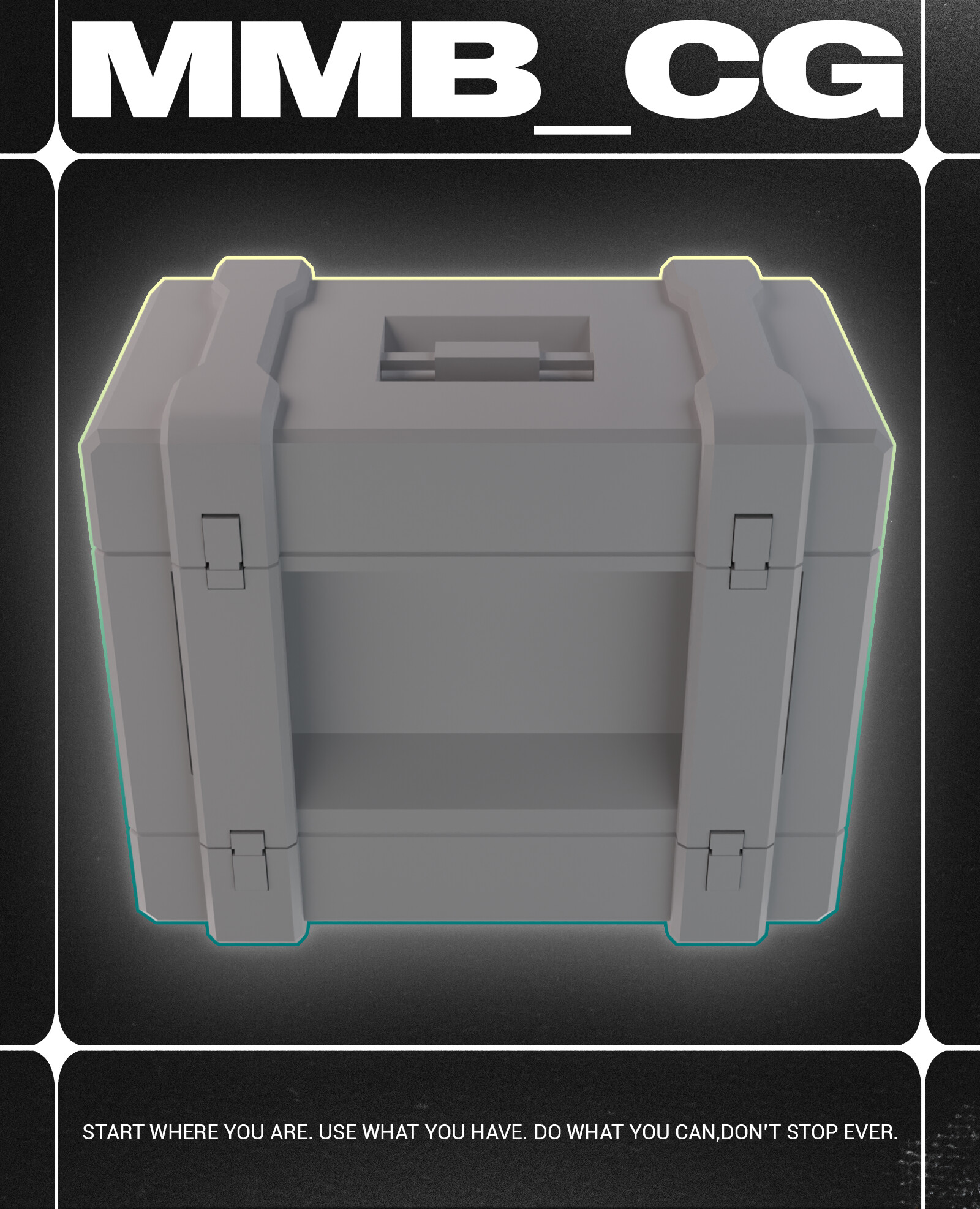 Low Poly Sci-fi Box 01 - تصویر 13113