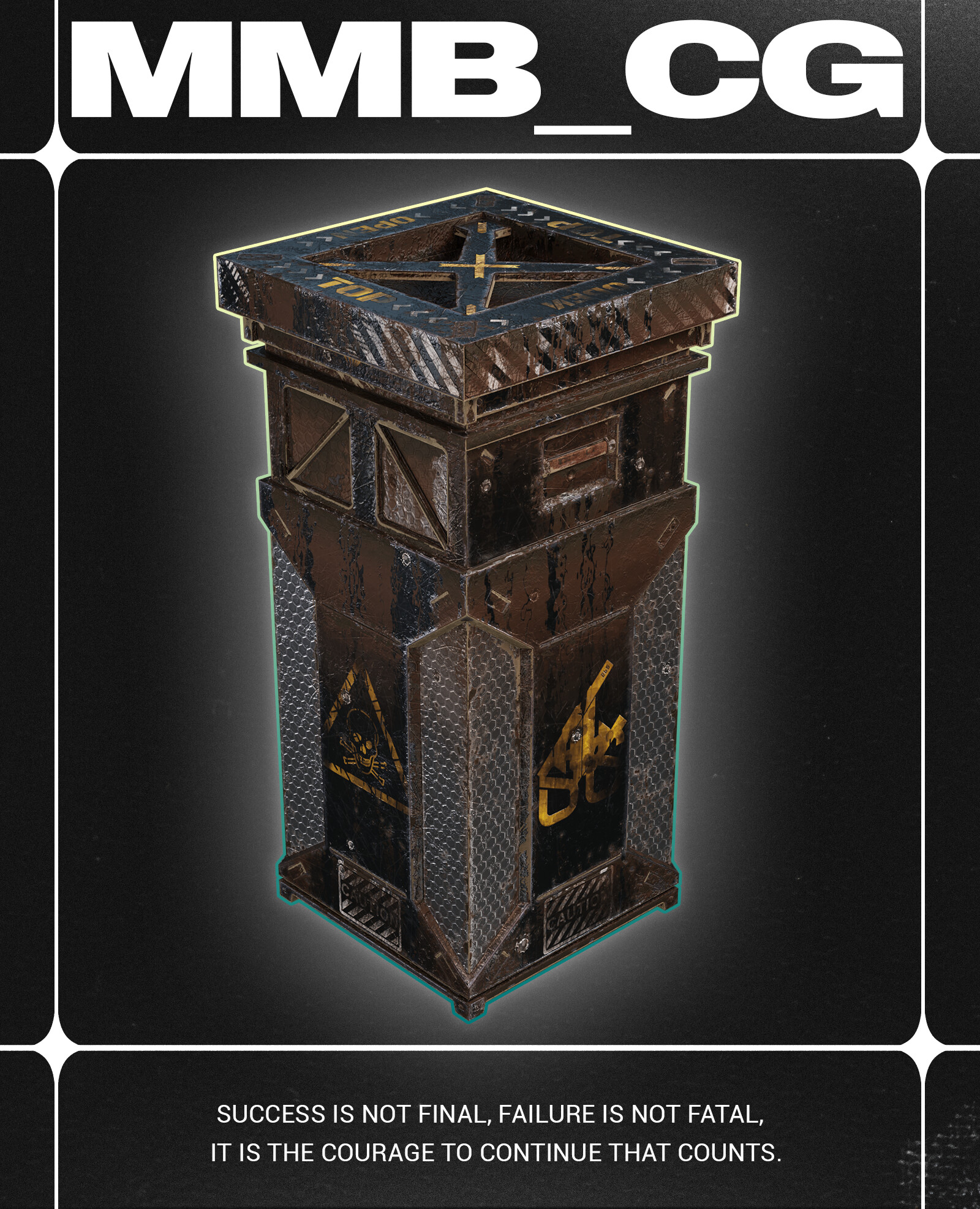 Low Poly Sci-Fi Box 02 - تصویر 13115