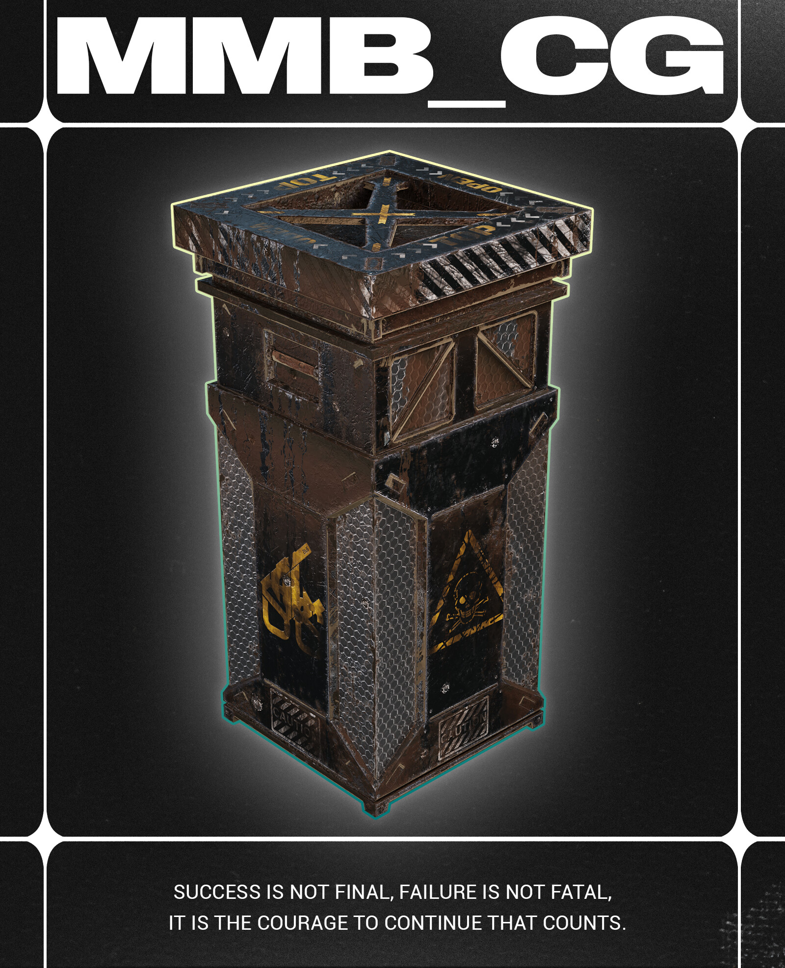 Low Poly Sci-Fi Box 02 - تصویر 13116