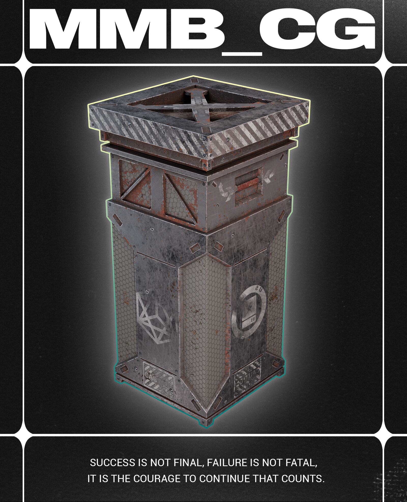 Low Poly Sci-Fi Box 02 - تصویر 13117