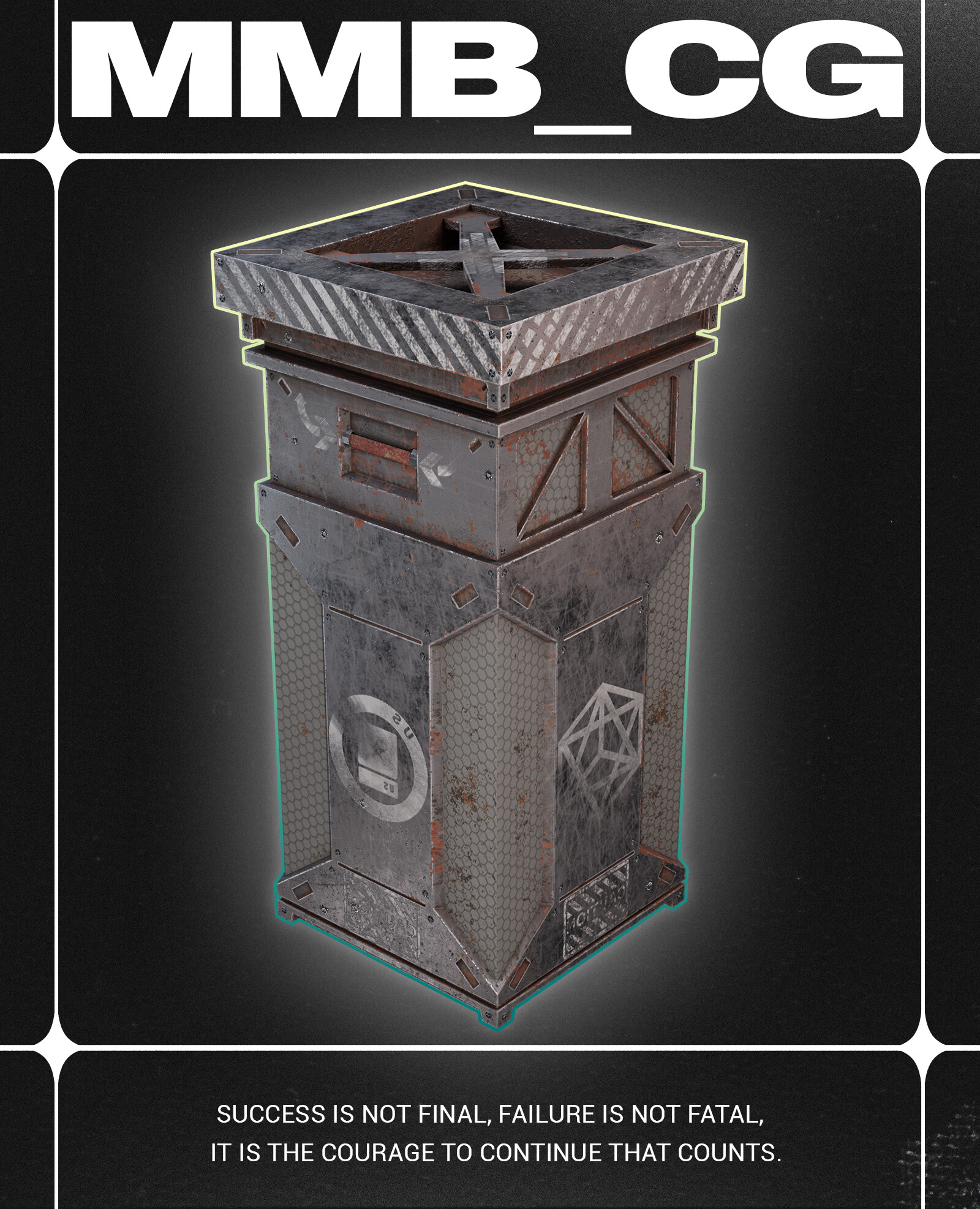 Low Poly Sci-Fi Box 02 - تصویر 13118