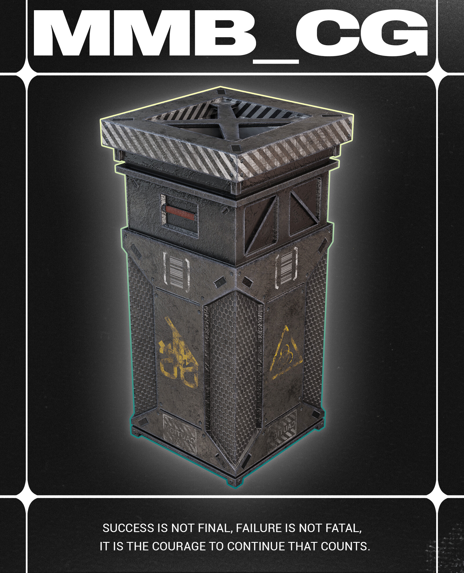 Low Poly Sci-Fi Box 02 - تصویر 13120