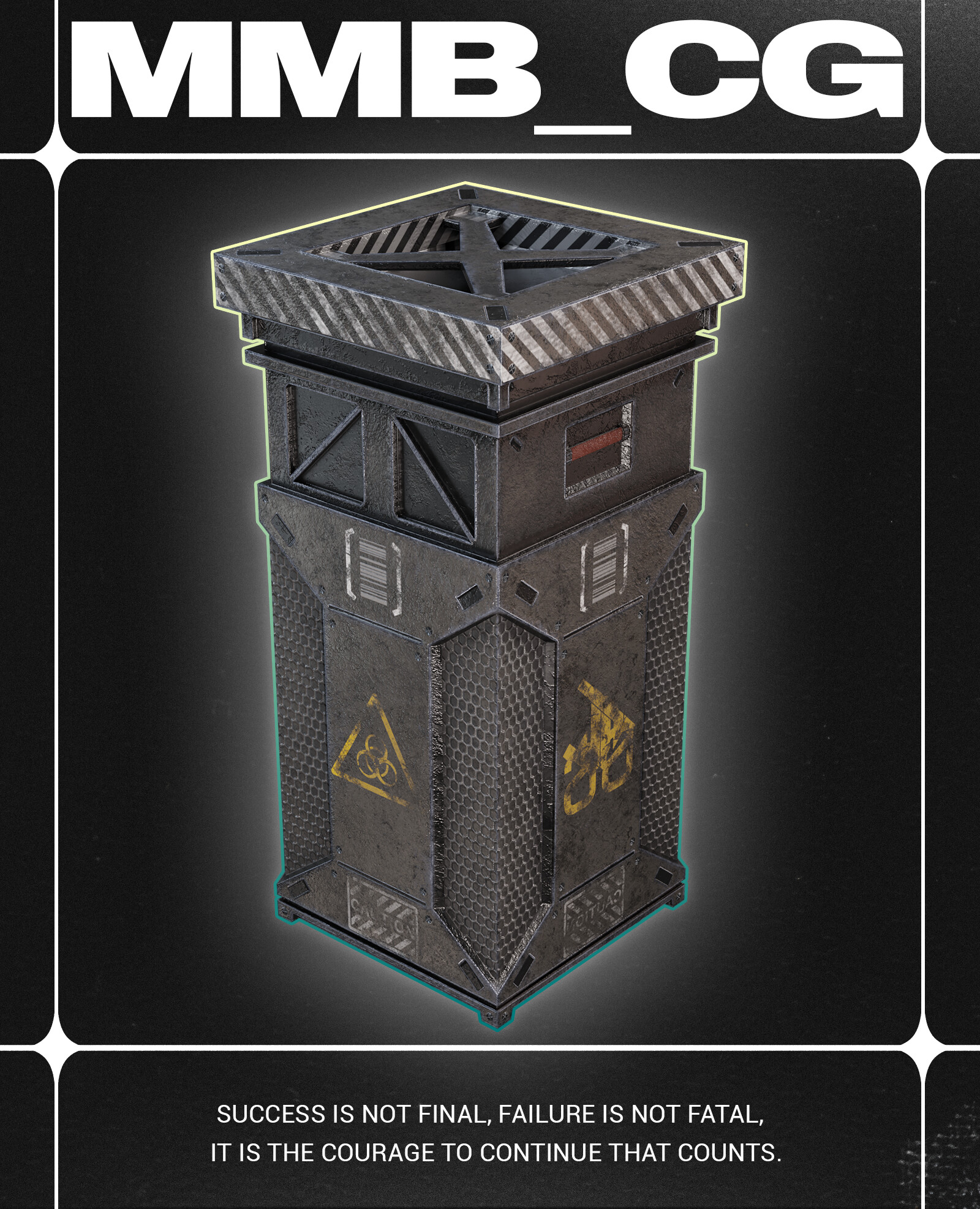 Low Poly Sci-Fi Box 02 - تصویر 13119