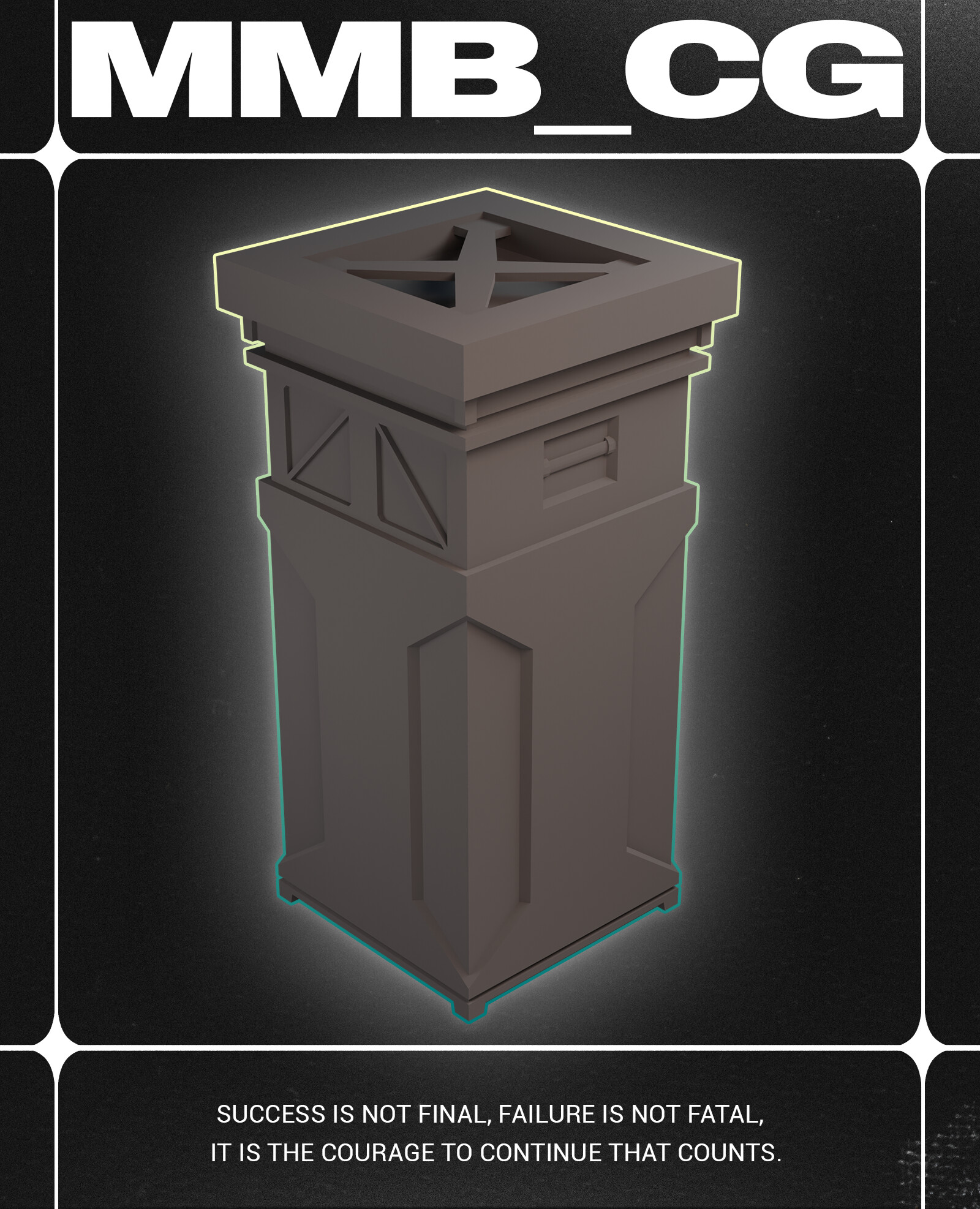 Low Poly Sci-Fi Box 02 - تصویر 13121