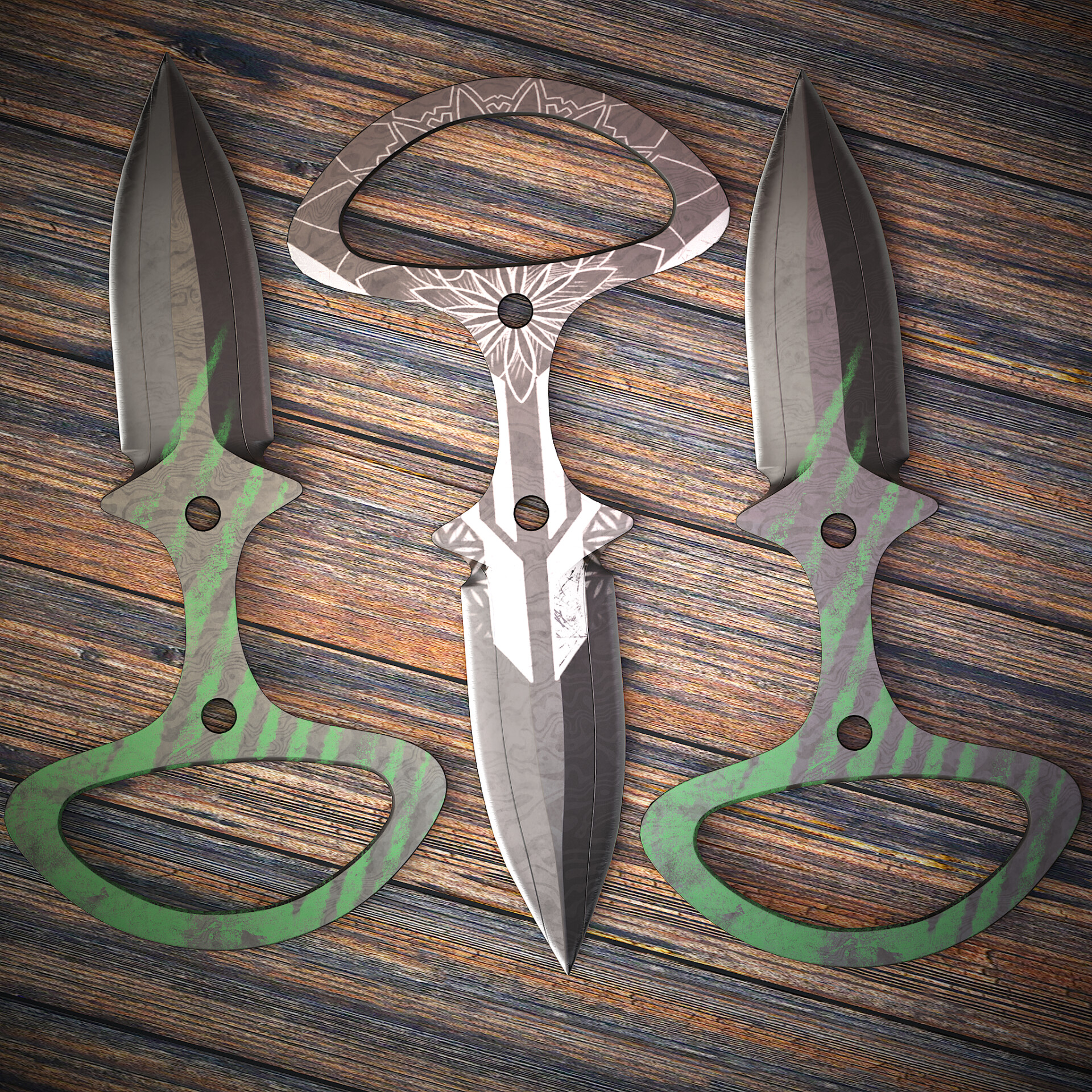 push dagger skull - تصویر 13317