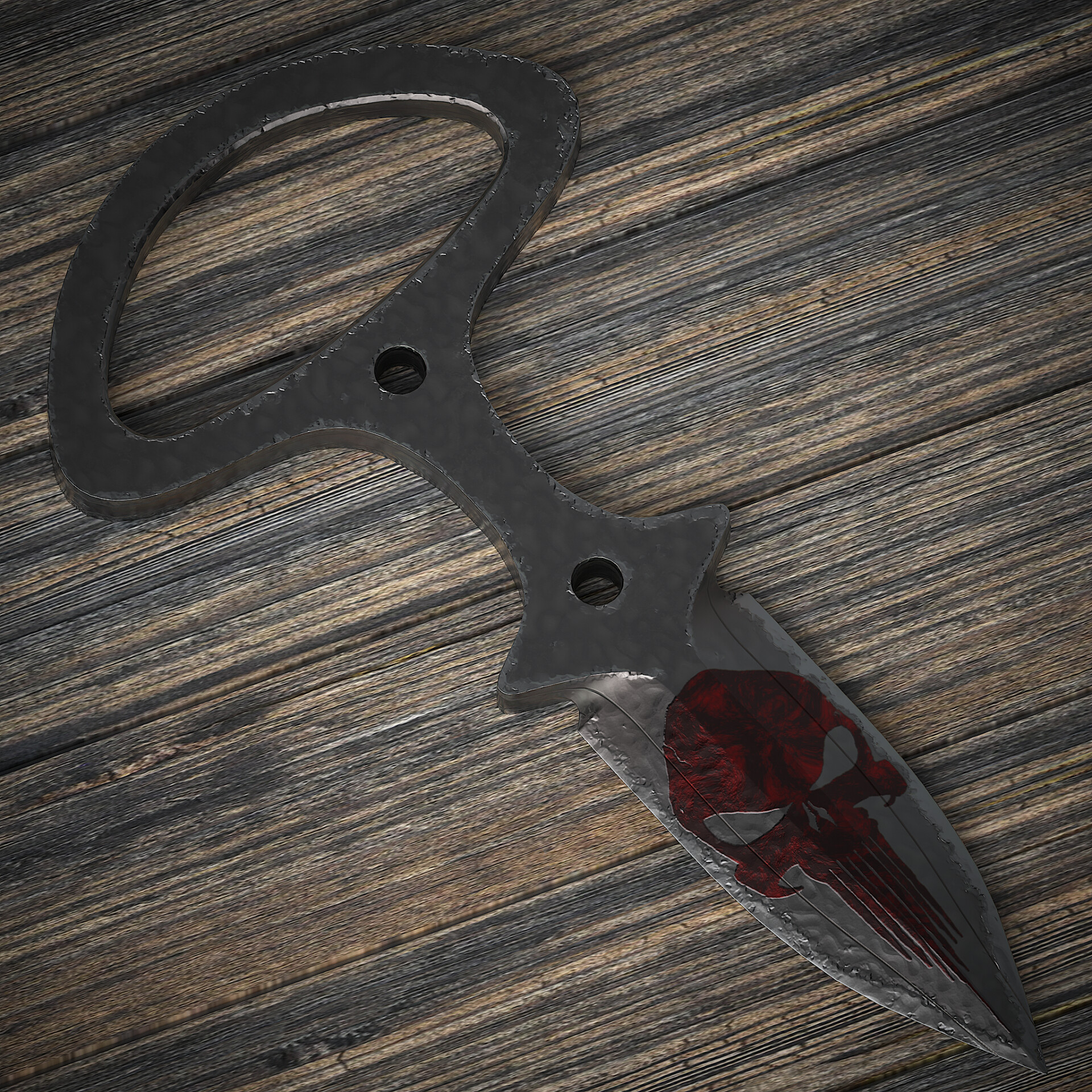 push dagger skull - تصویر 13320