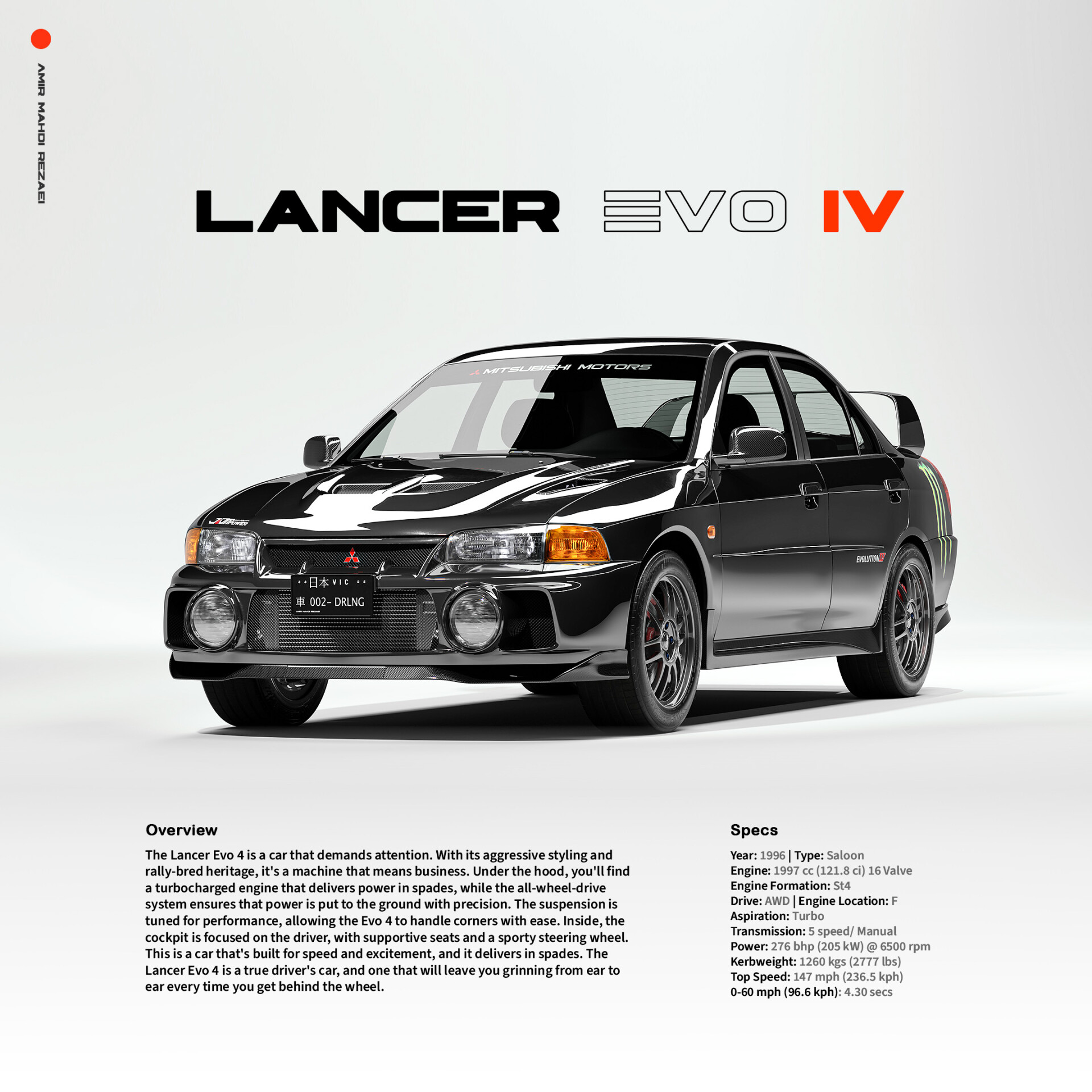 Mitsubishi lancer evo 4 - تصویر 13461