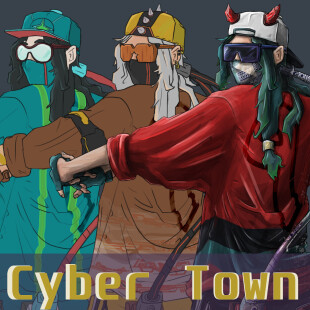 CyberTown-Boys-Flat Color