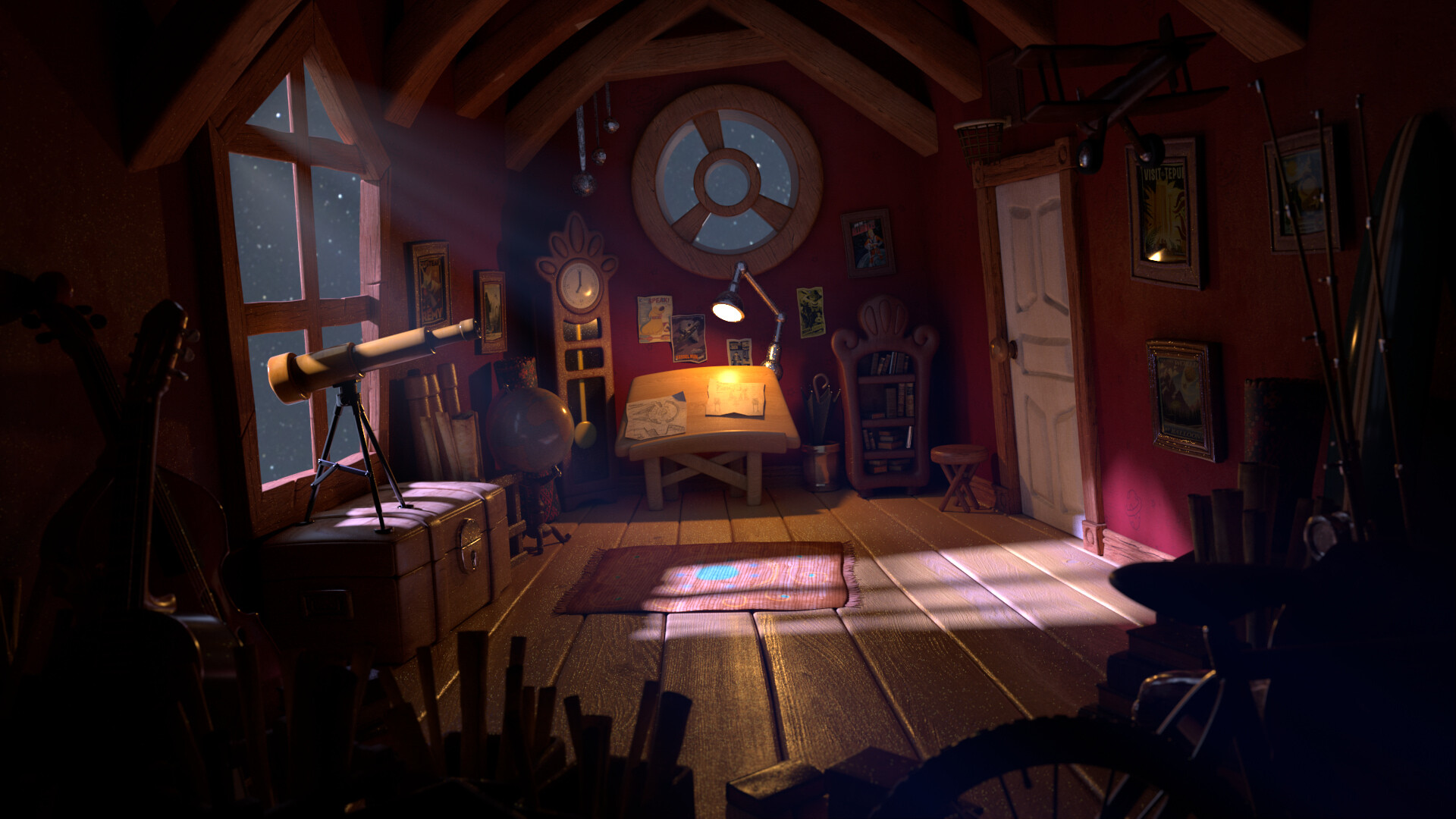 Attic indoor lighting - تصویر 13495