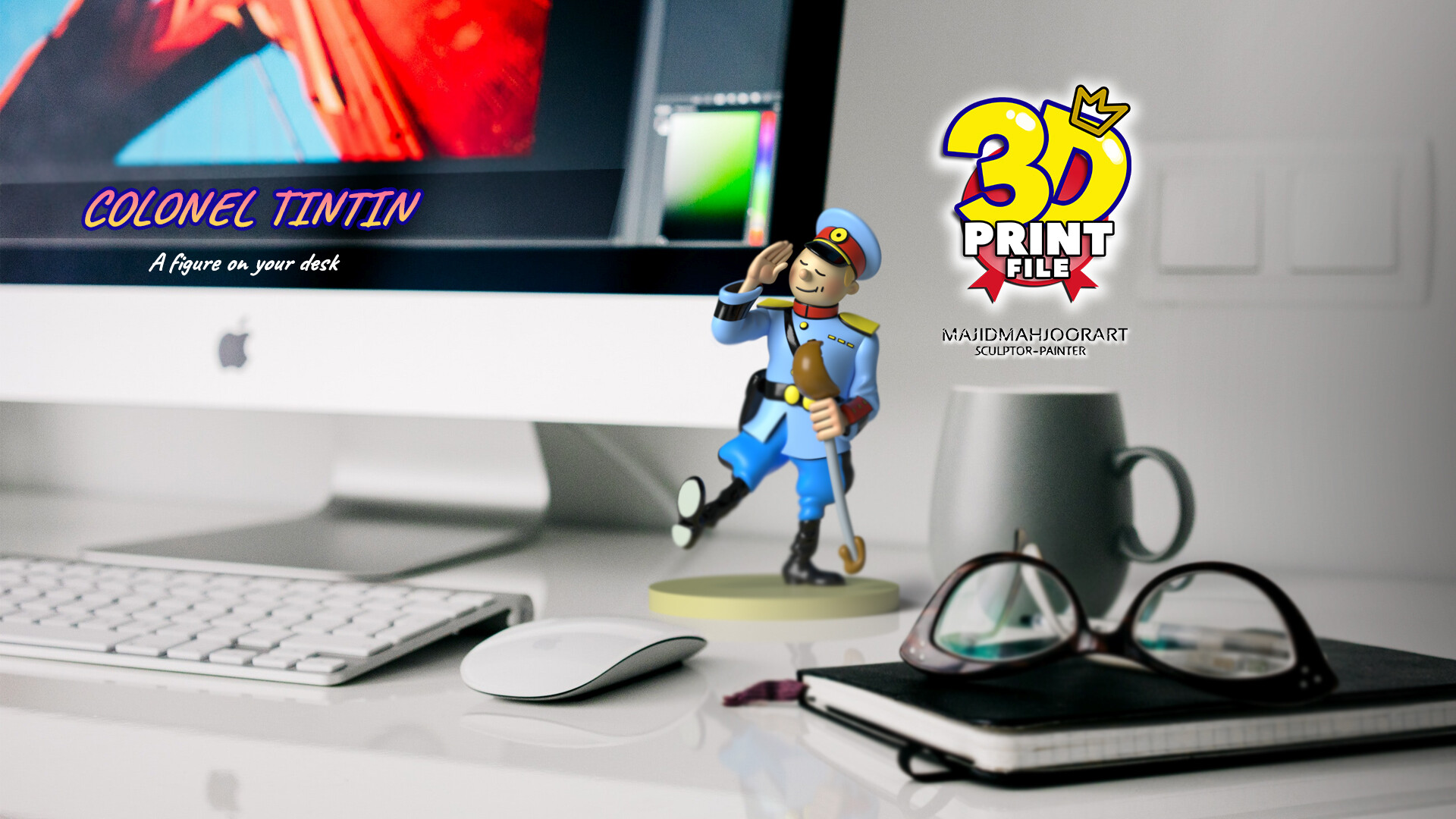 جناب سرهنگ تن تن ! مدل سه بعدی قابل پرینت - تصویر 13567