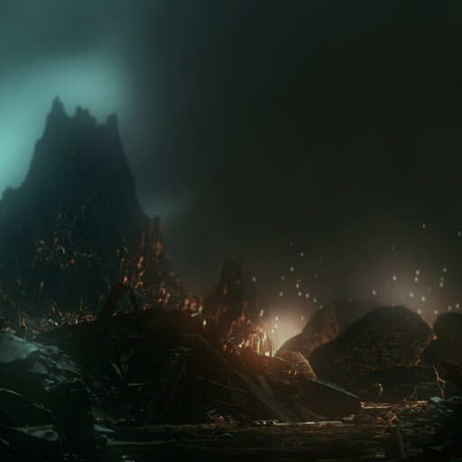 مدلسازی لوکیشن های انیمیشن (هیولای تروما)