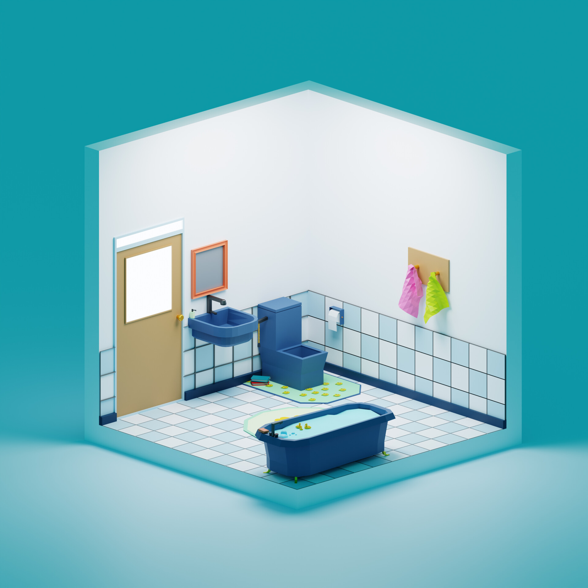 LowPoly Bathroom - تصویر 13681