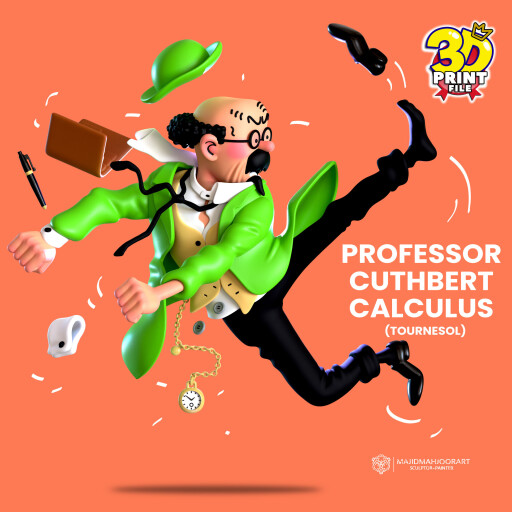 PROFESSOR CALCULUS TOURNESOL 3D model 3D printable model
