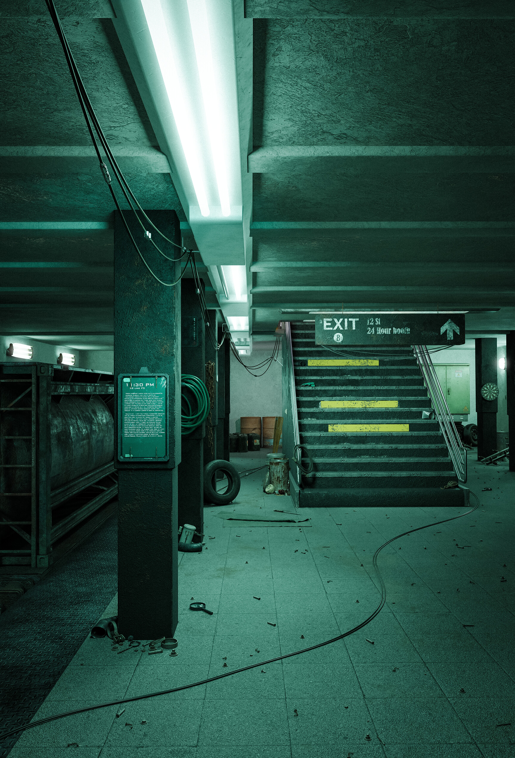 A night in the abandoned underground - تصویر 14083