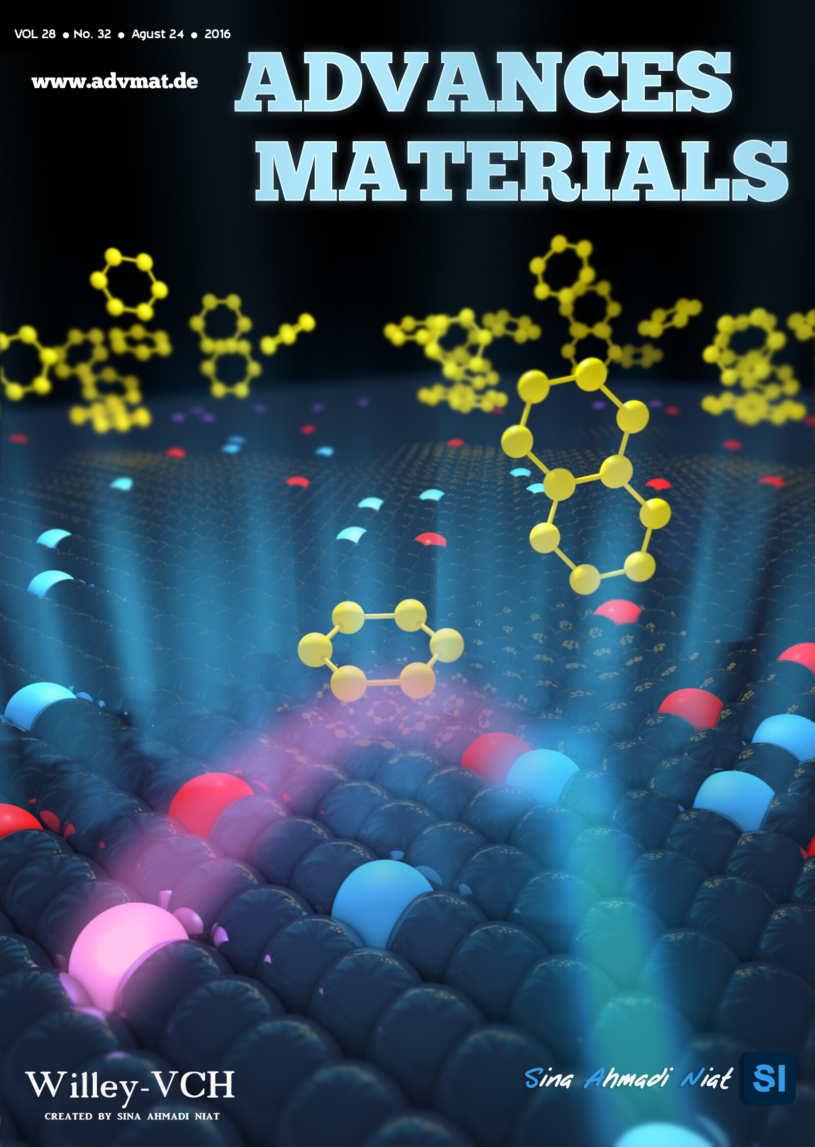 مدلسازی و طراحی پوستر شبیه سازی مجله Advances Materilas - تصویر 14155