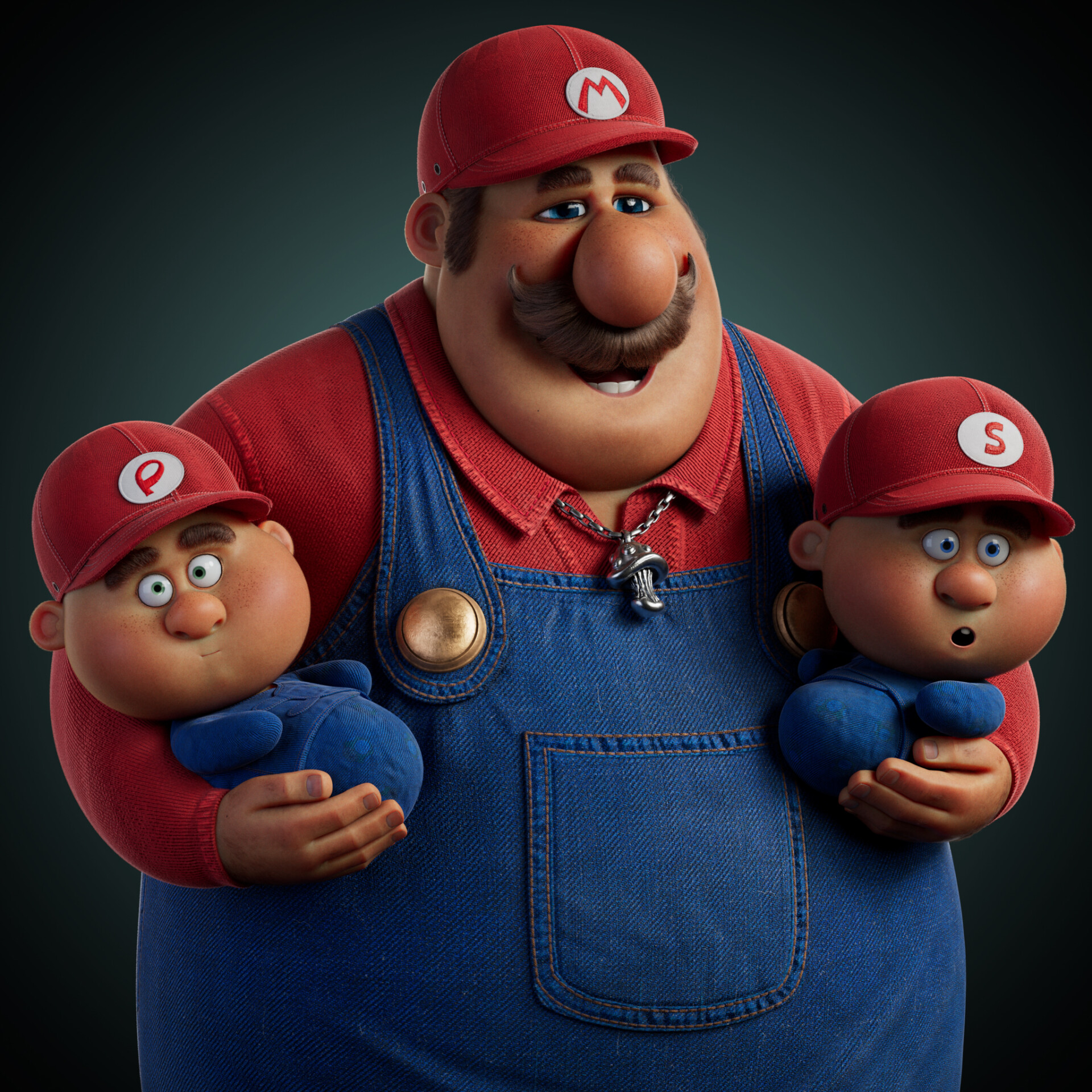 Studio Lighting of "Super Mario Family" - تصویر 14430