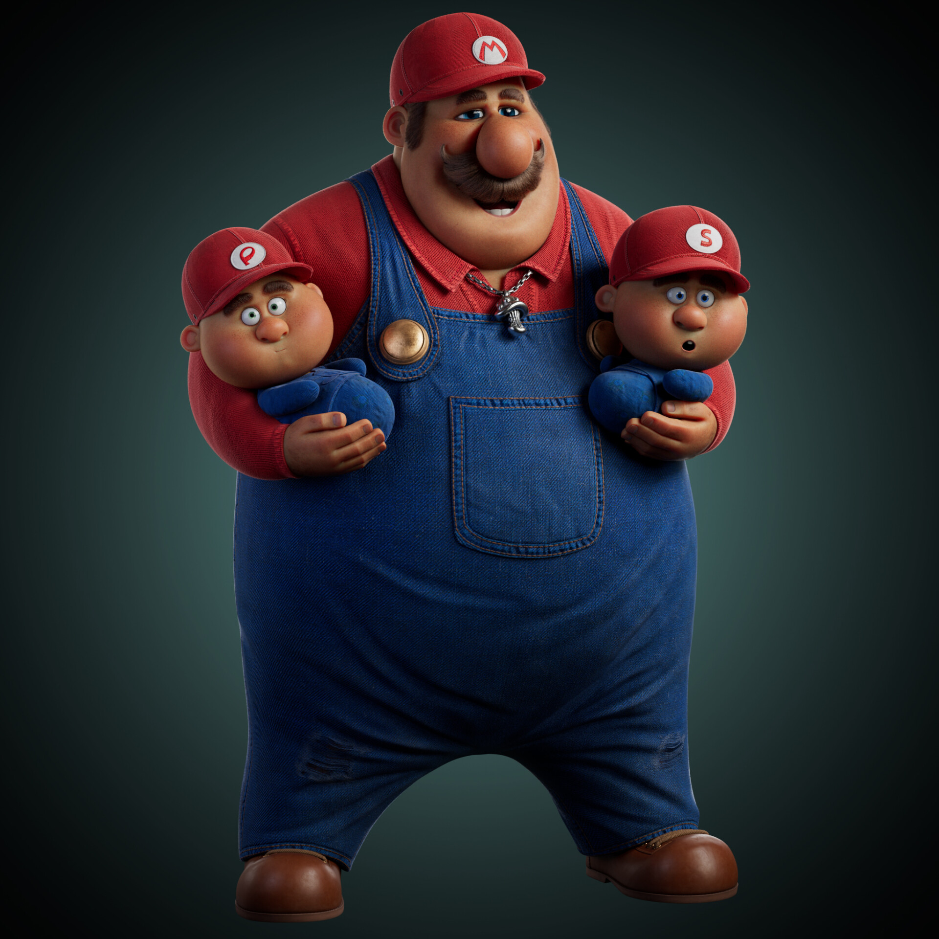 Studio Lighting of "Super Mario Family" - تصویر 14432